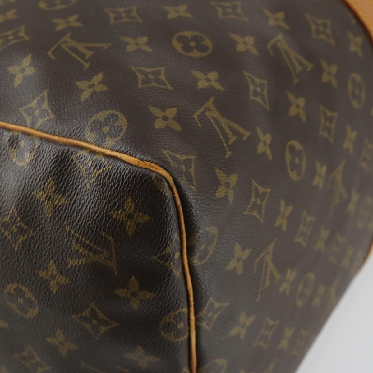 LOUIS VUITTON Monogram Keepall 55 Boston Bag M41424 LV Auth 158289