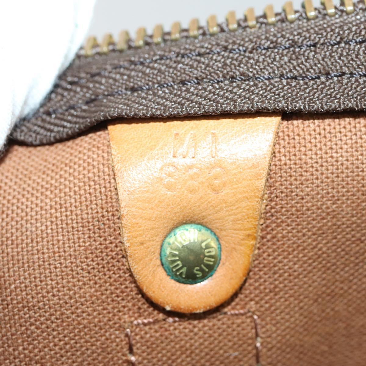 LOUIS VUITTON Monogram Keepall 55 Boston Bag M41424 LV Auth 158289