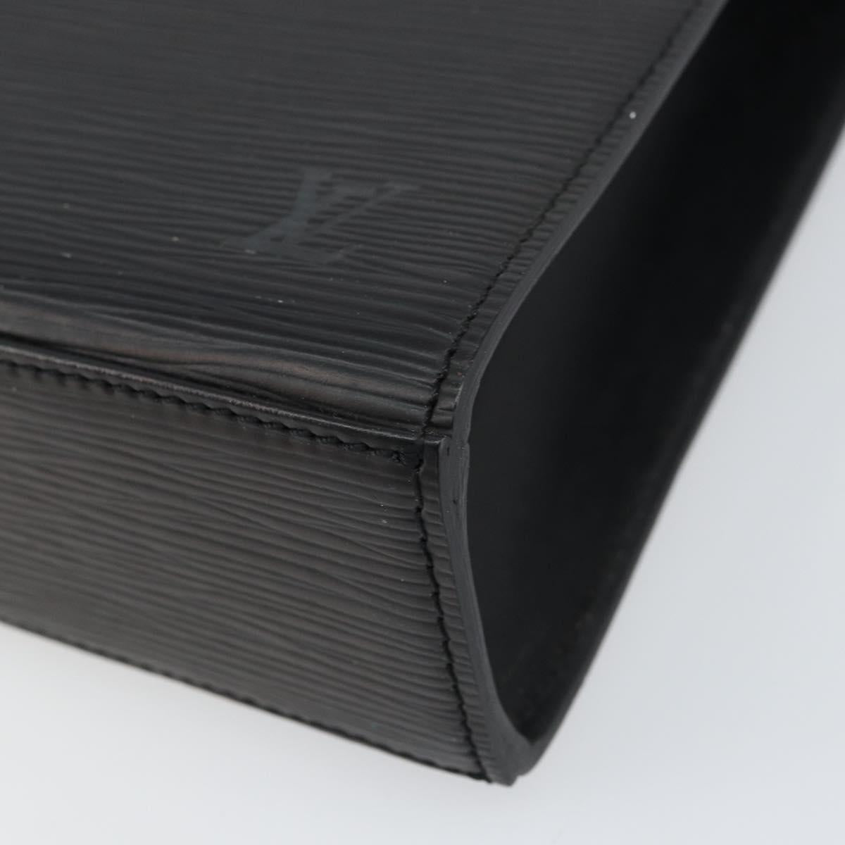 LOUIS VUITTON Epi Malesherbes Hand Bag Black M52372 LV Auth 158324