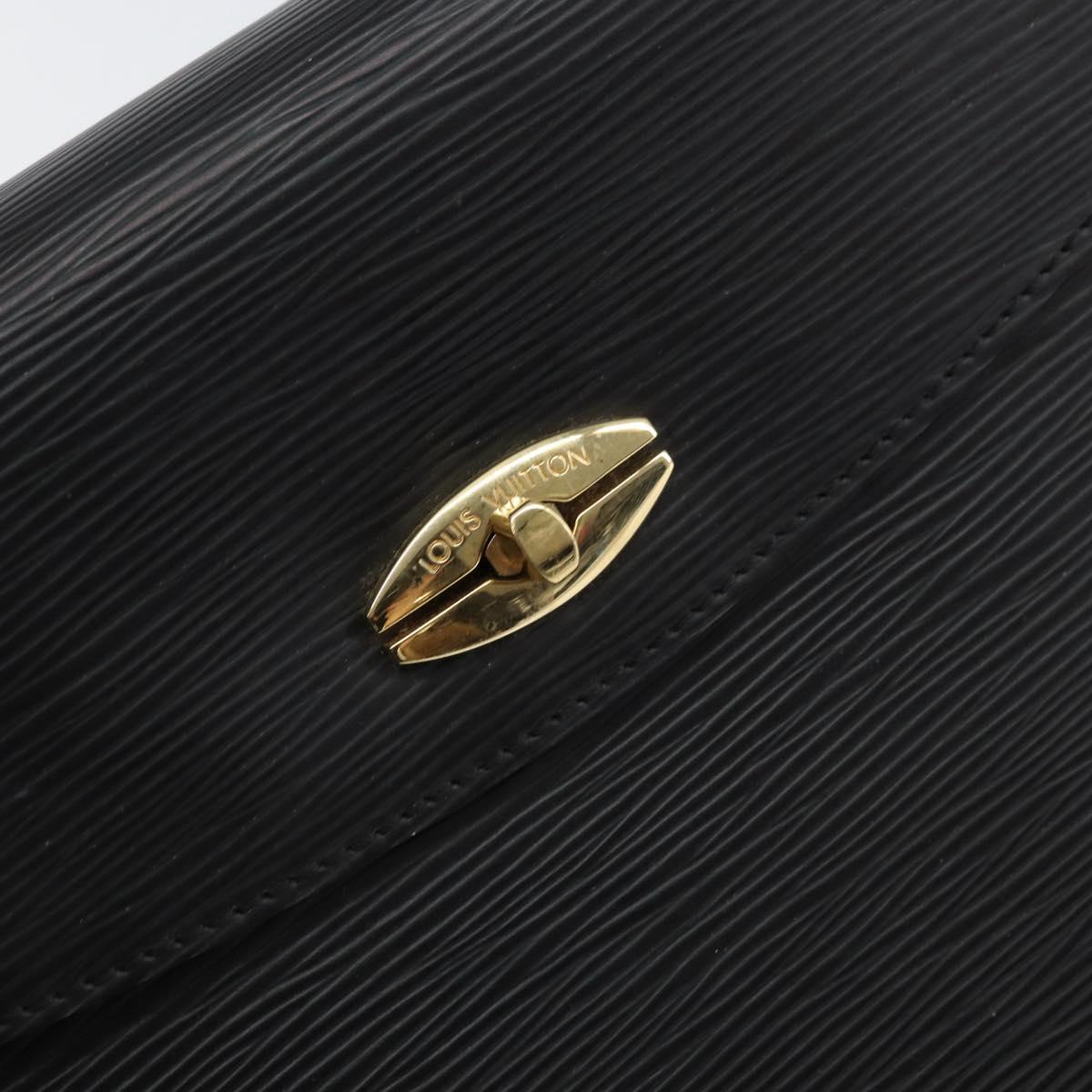 LOUIS VUITTON Epi Malesherbes Hand Bag Black M52372 LV Auth 158324