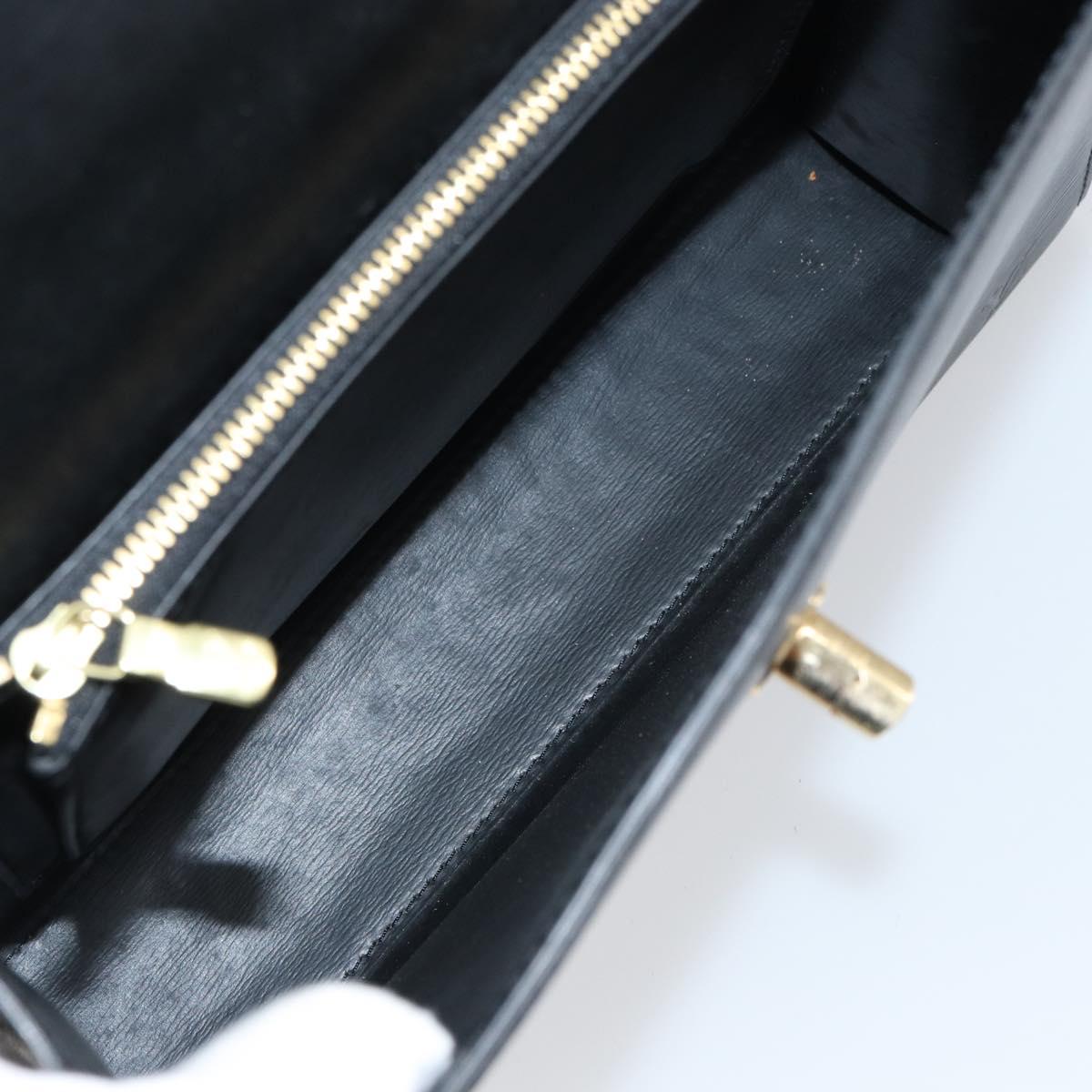 LOUIS VUITTON Epi Malesherbes Hand Bag Black M52372 LV Auth 158324