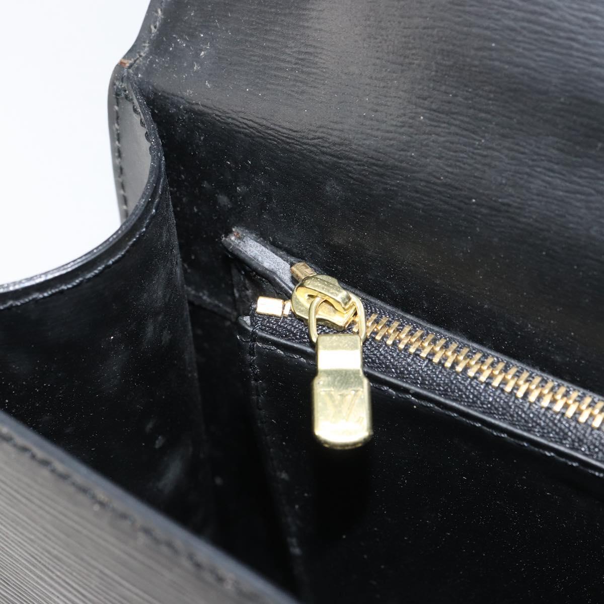 LOUIS VUITTON Epi Malesherbes Hand Bag Black M52372 LV Auth 158324