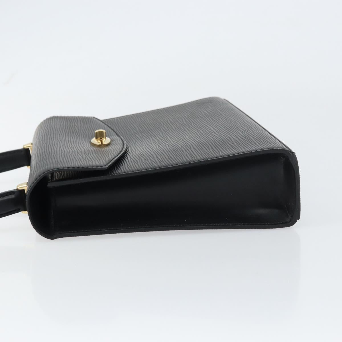 LOUIS VUITTON Epi Malesherbes Hand Bag Black M52372 LV Auth 158324