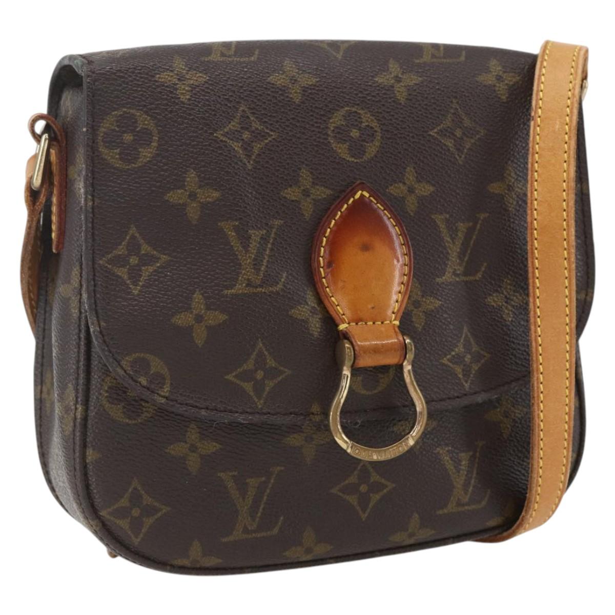 LOUIS VUITTON Monogram Saint Cloud MM Shoulder Bag M51243 LV Auth 158332