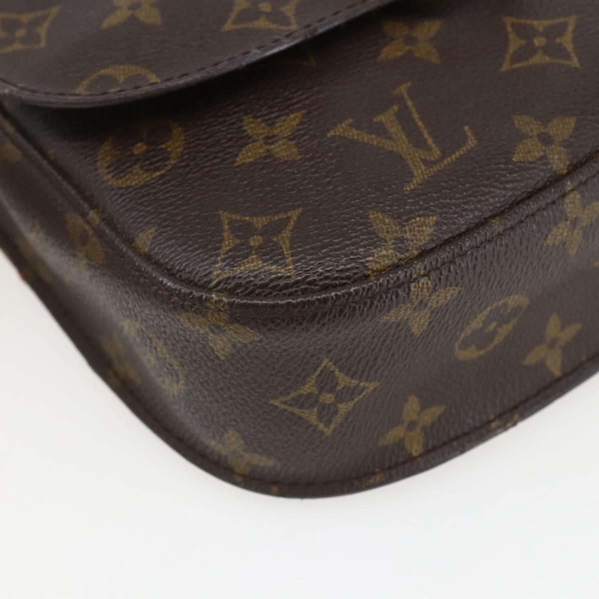 LOUIS VUITTON Monogram Saint Cloud MM Shoulder Bag M51243 LV Auth 158332