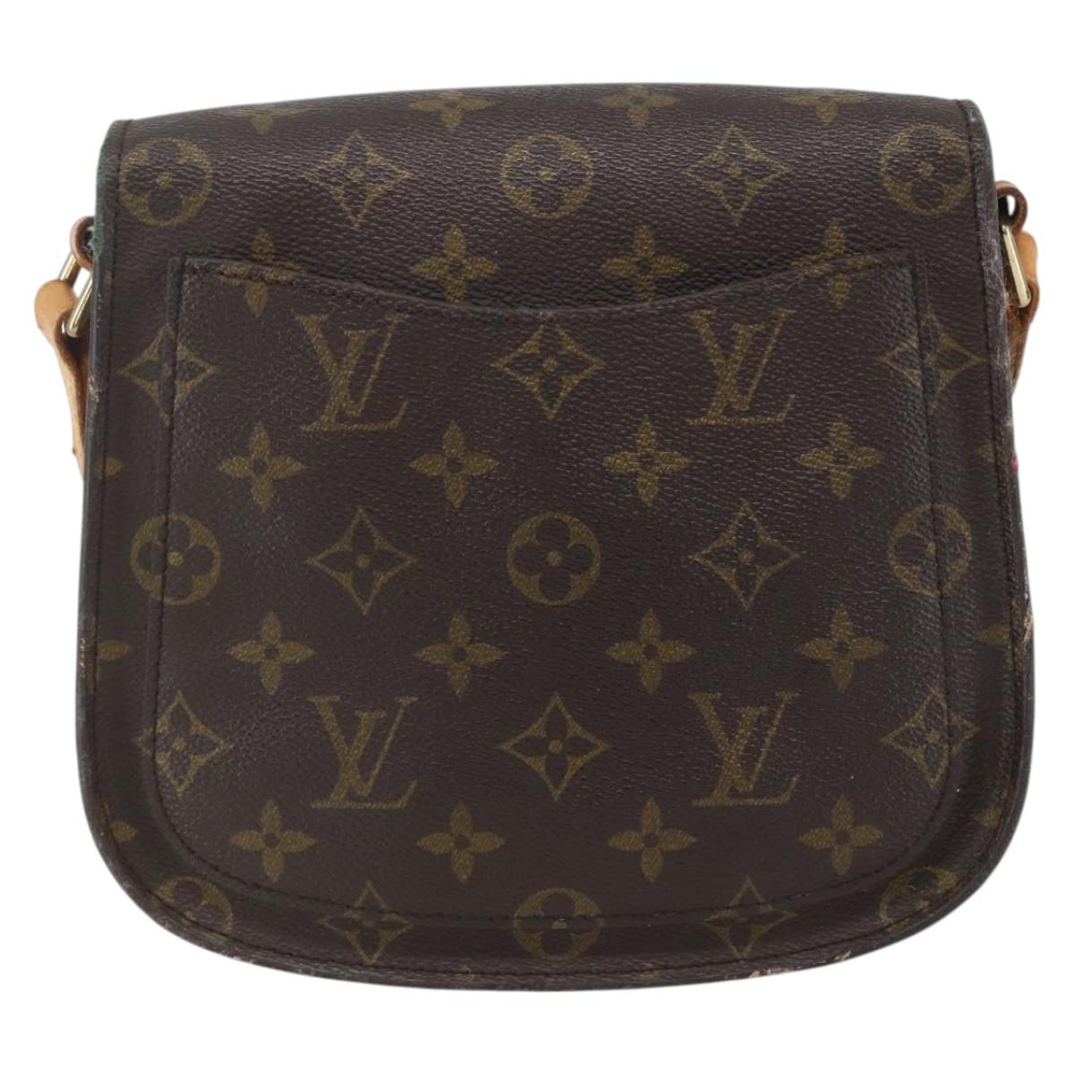 LOUIS VUITTON Monogram Saint Cloud MM Shoulder Bag M51243 LV Auth 158332