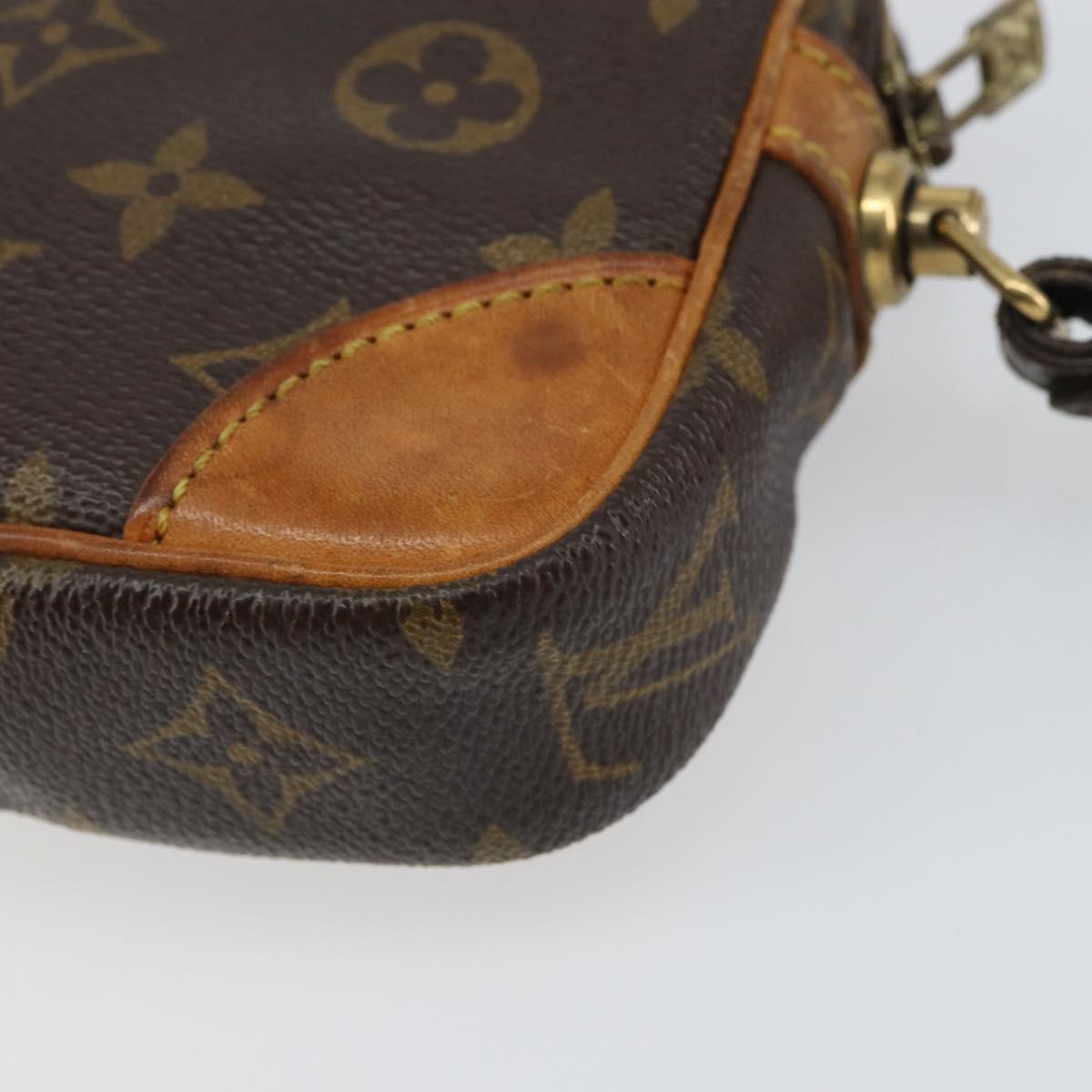LOUIS VUITTON Monogram Marly Dragonne PM Clutch Bag M51827 LV Auth 158336