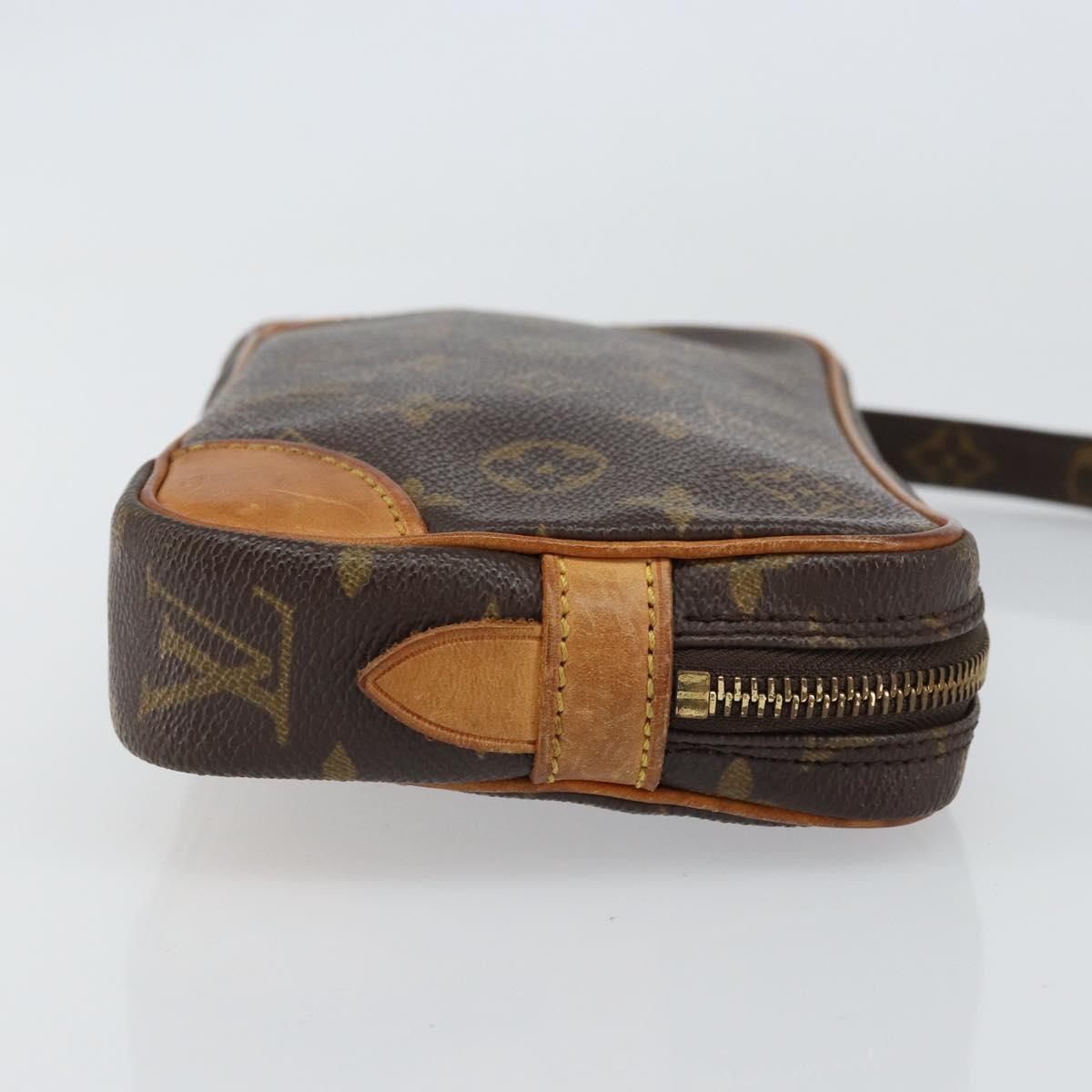 LOUIS VUITTON Monogram Marly Dragonne PM Clutch Bag M51827 LV Auth 158336