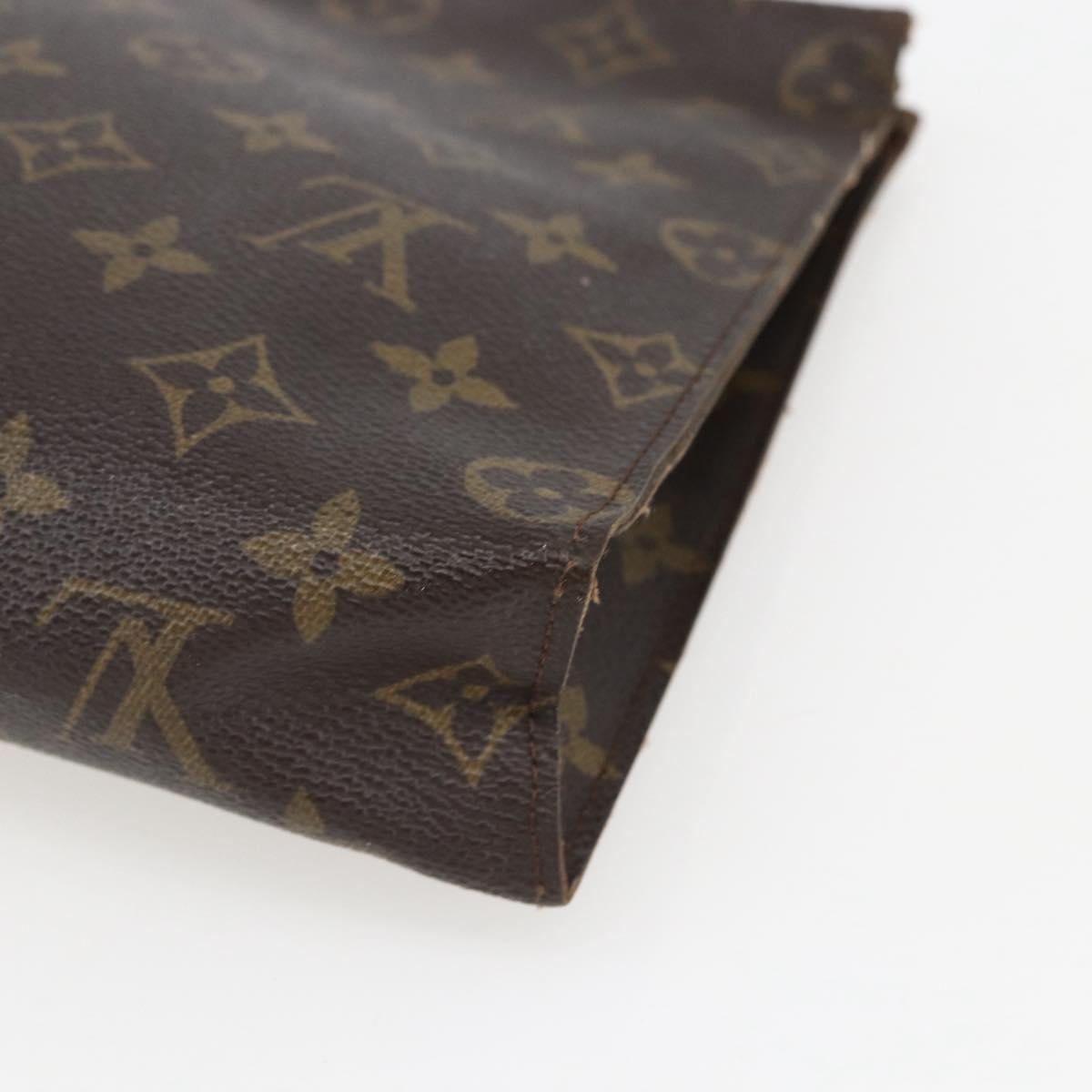 LOUIS VUITTON Monogram Poche Toilette 26 Pouch M47542 LV Auth 158339