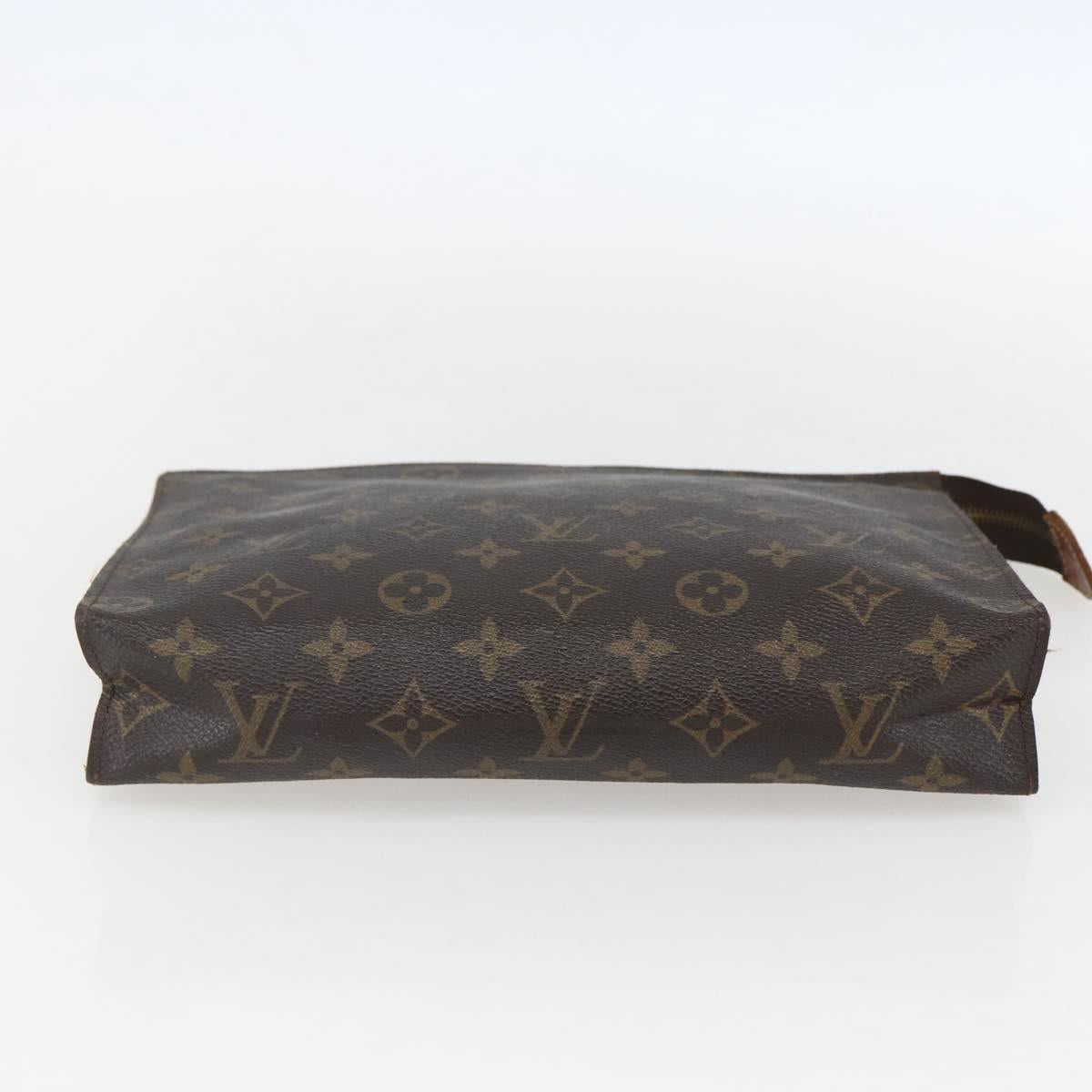 LOUIS VUITTON Monogram Poche Toilette 26 Pouch M47542 LV Auth 158339