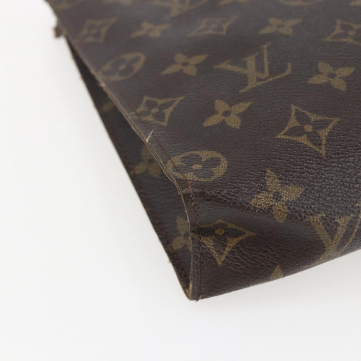 LOUIS VUITTON Monogram Poche Toilette 26 Pouch M47542 LV Auth 158339