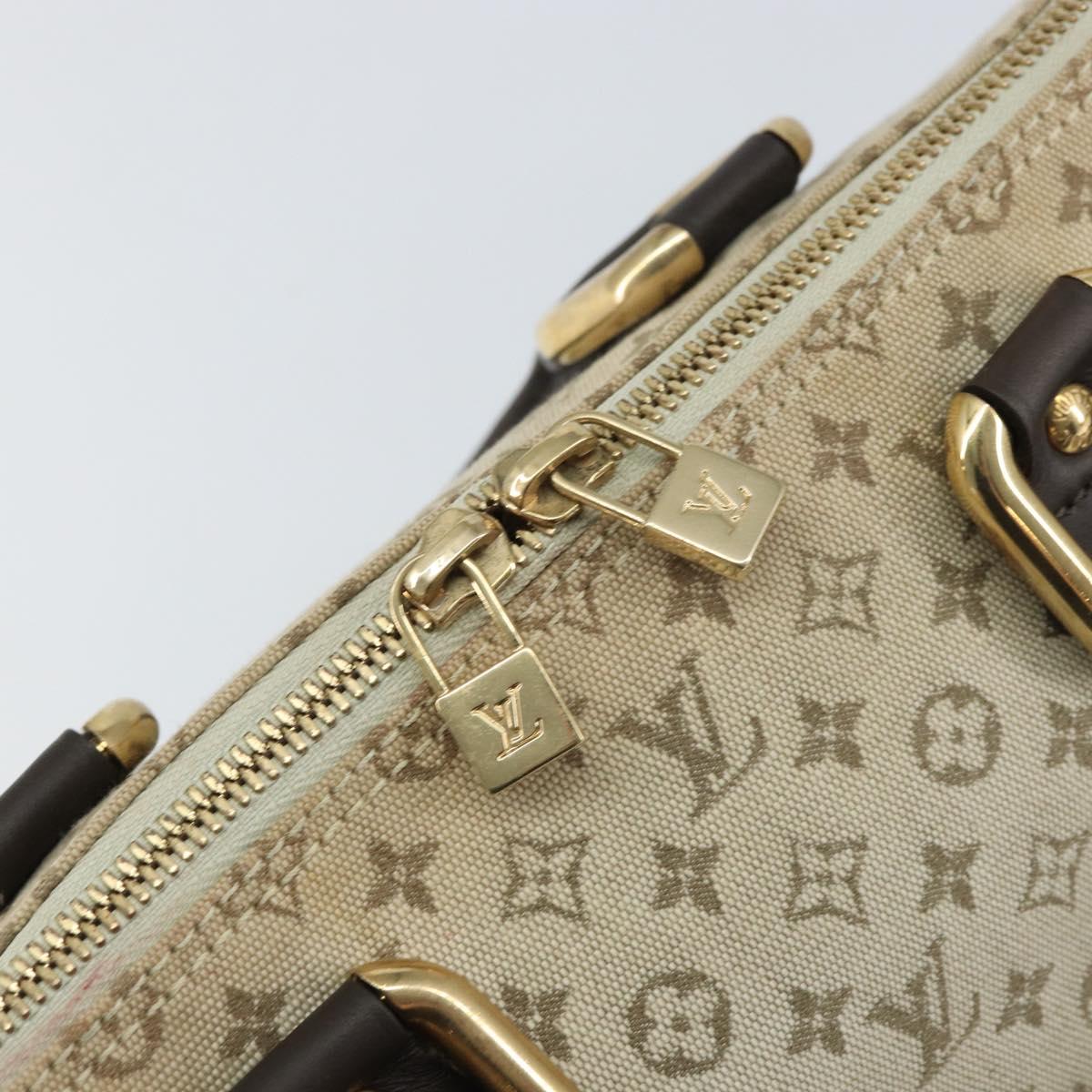 LOUIS VUITTON Monogram Mini Alma Ron Hand Bag Khaki M92206 LV Auth 158341