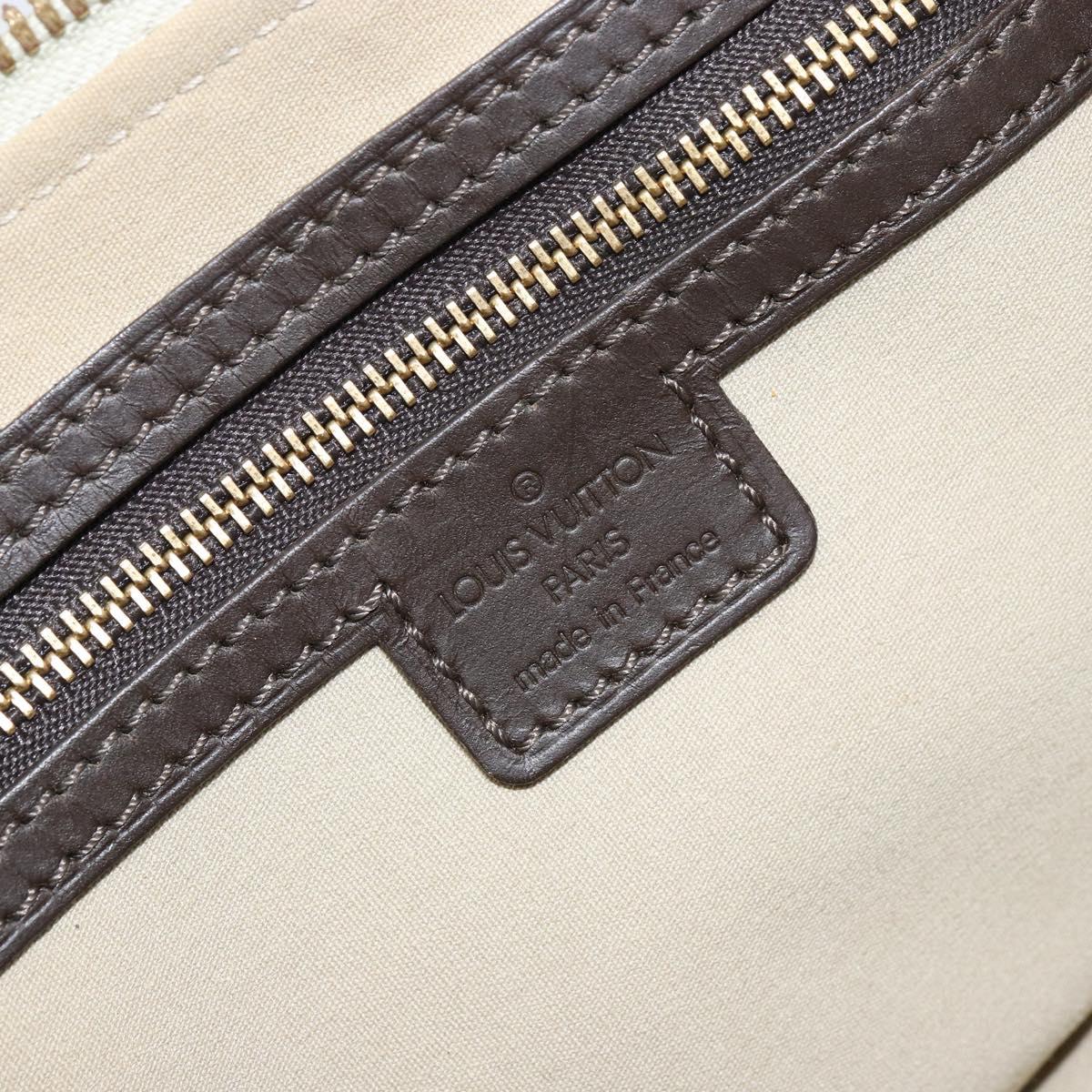 LOUIS VUITTON Monogram Mini Alma Ron Hand Bag Khaki M92206 LV Auth 158341