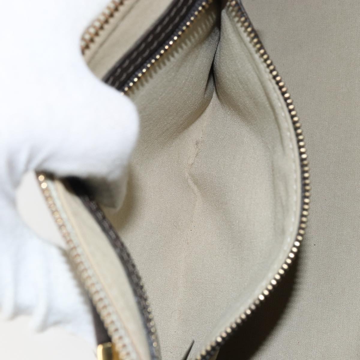 LOUIS VUITTON Monogram Mini Alma Ron Hand Bag Khaki M92206 LV Auth 158341