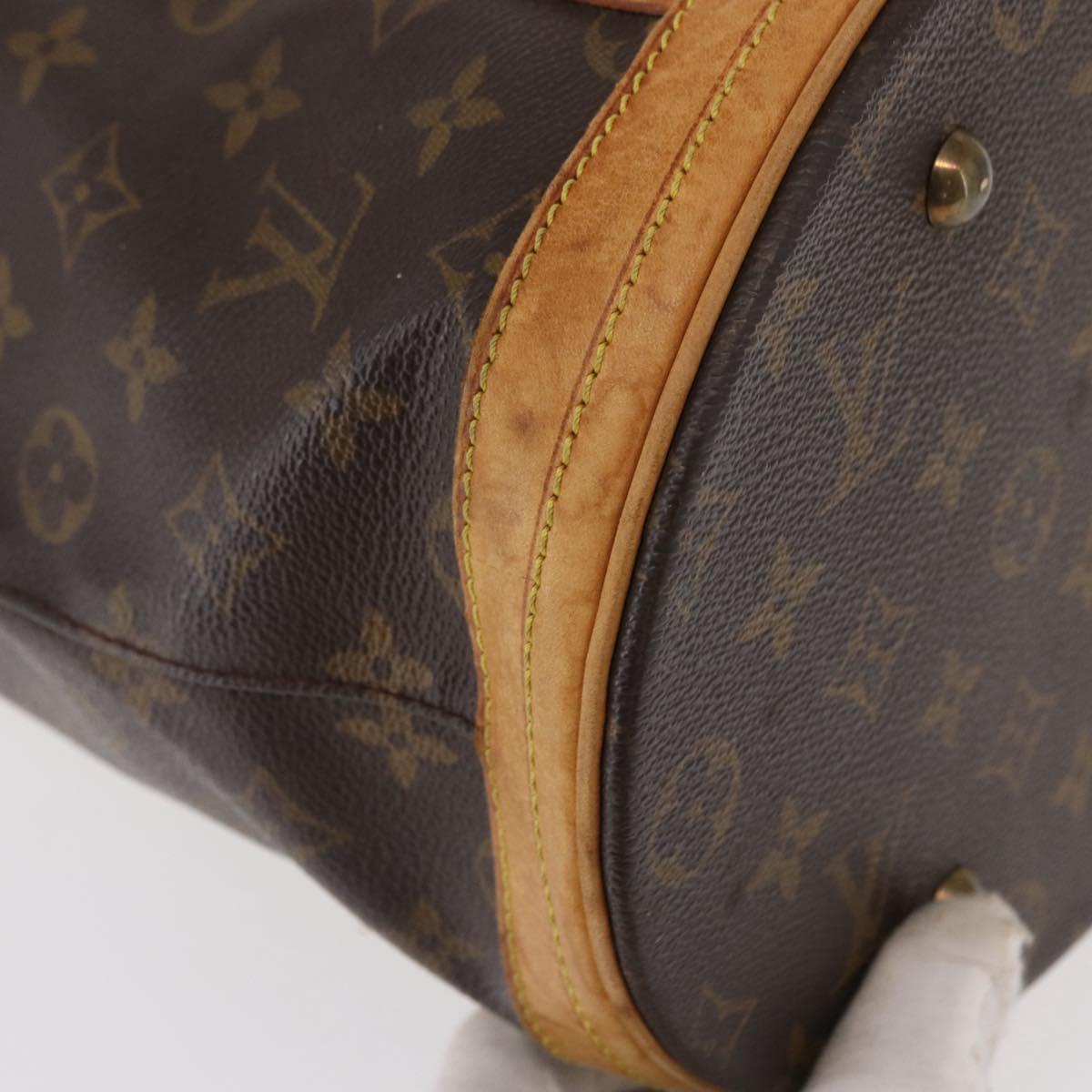 LOUIS VUITTON Monogram Bucket GM Shoulder Bag M42236 LV Auth 158346
