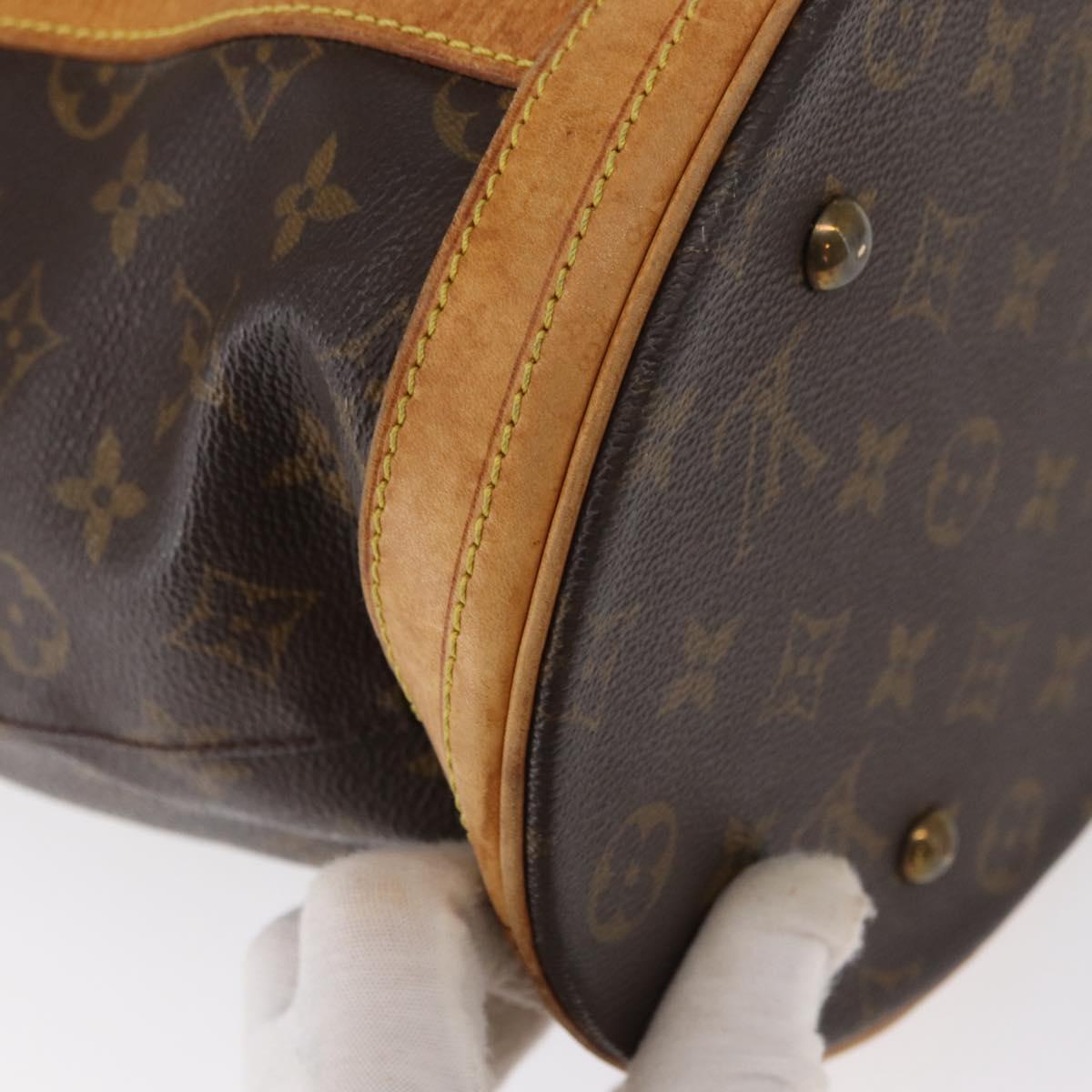 LOUIS VUITTON Monogram Bucket GM Shoulder Bag M42236 LV Auth 158346