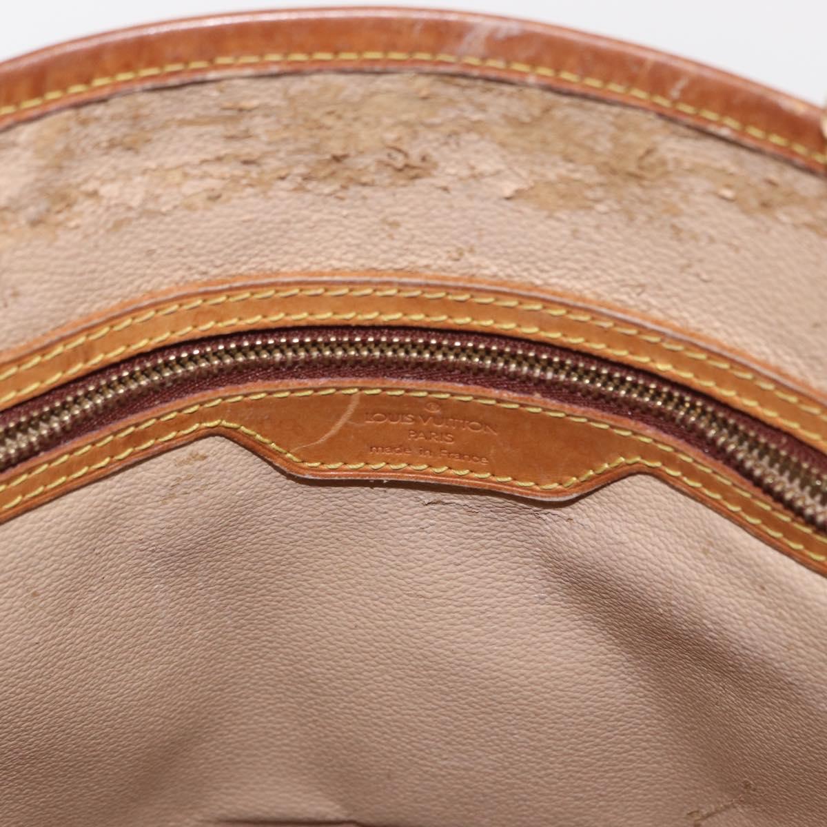 LOUIS VUITTON Monogram Bucket GM Shoulder Bag M42236 LV Auth 158346