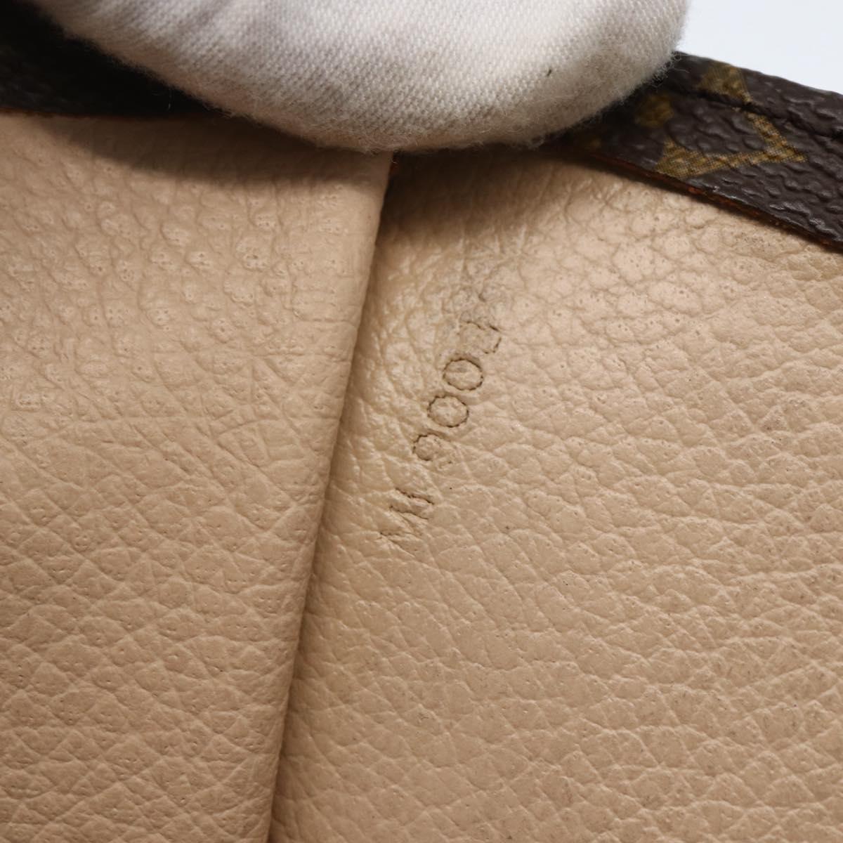 LOUIS VUITTON Monogram Sac Plat Hand Bag M51140 LV Auth 158347