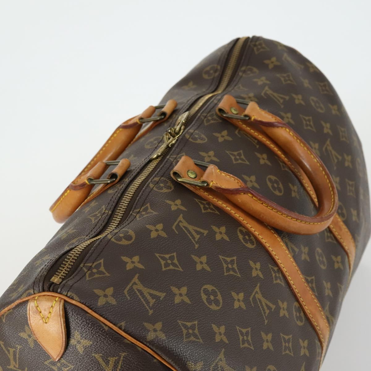 LOUIS VUITTON Monogram Keepall 45 Boston Bag M41428 LV Auth 158351