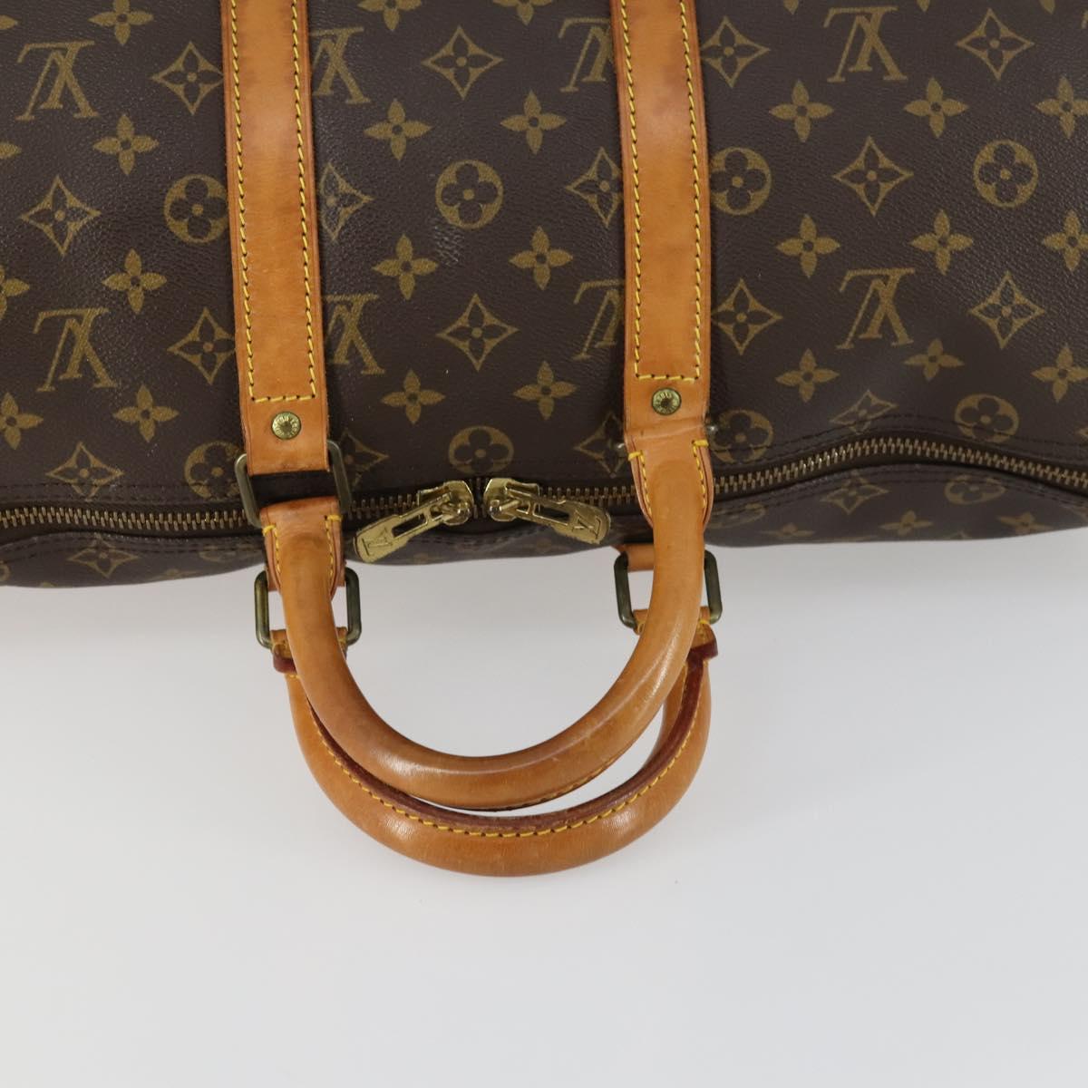 LOUIS VUITTON Monogram Keepall 45 Boston Bag M41428 LV Auth 158351