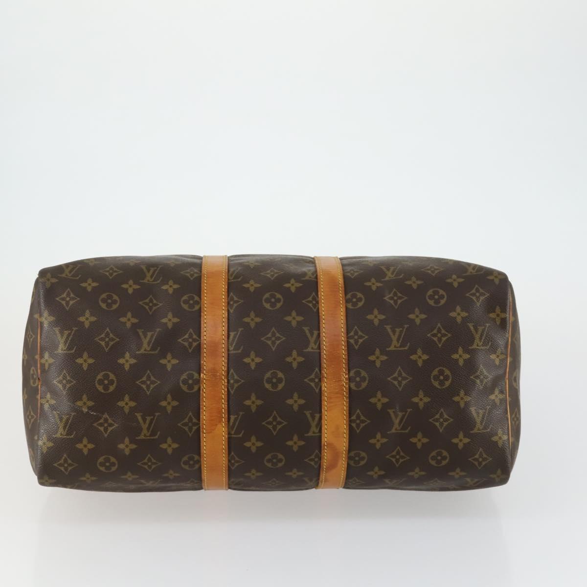 LOUIS VUITTON Monogram Keepall 45 Boston Bag M41428 LV Auth 158352