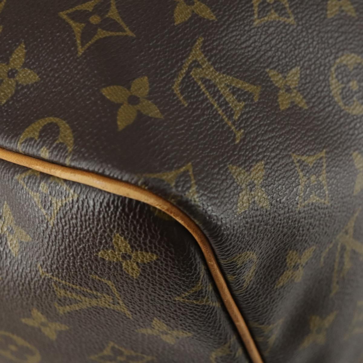 LOUIS VUITTON Monogram Keepall 55 Boston Bag M41424 LV Auth 158354