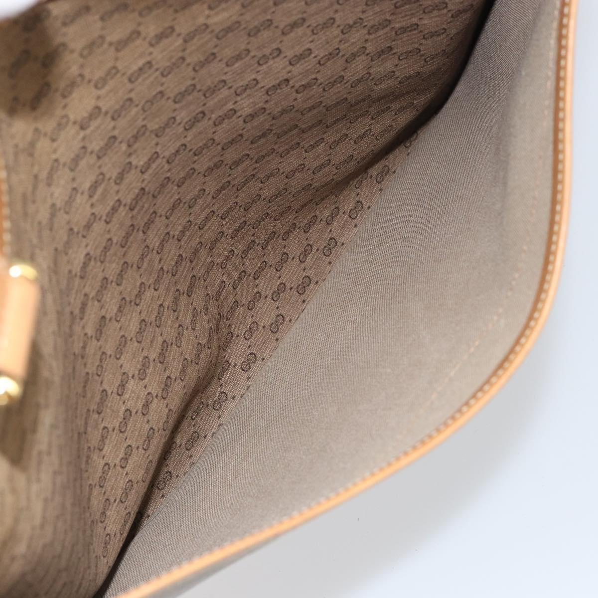 GUCCI Micro GG Supreme Tote Bag PVC Beige Gold 14 002 4428 Auth 158385