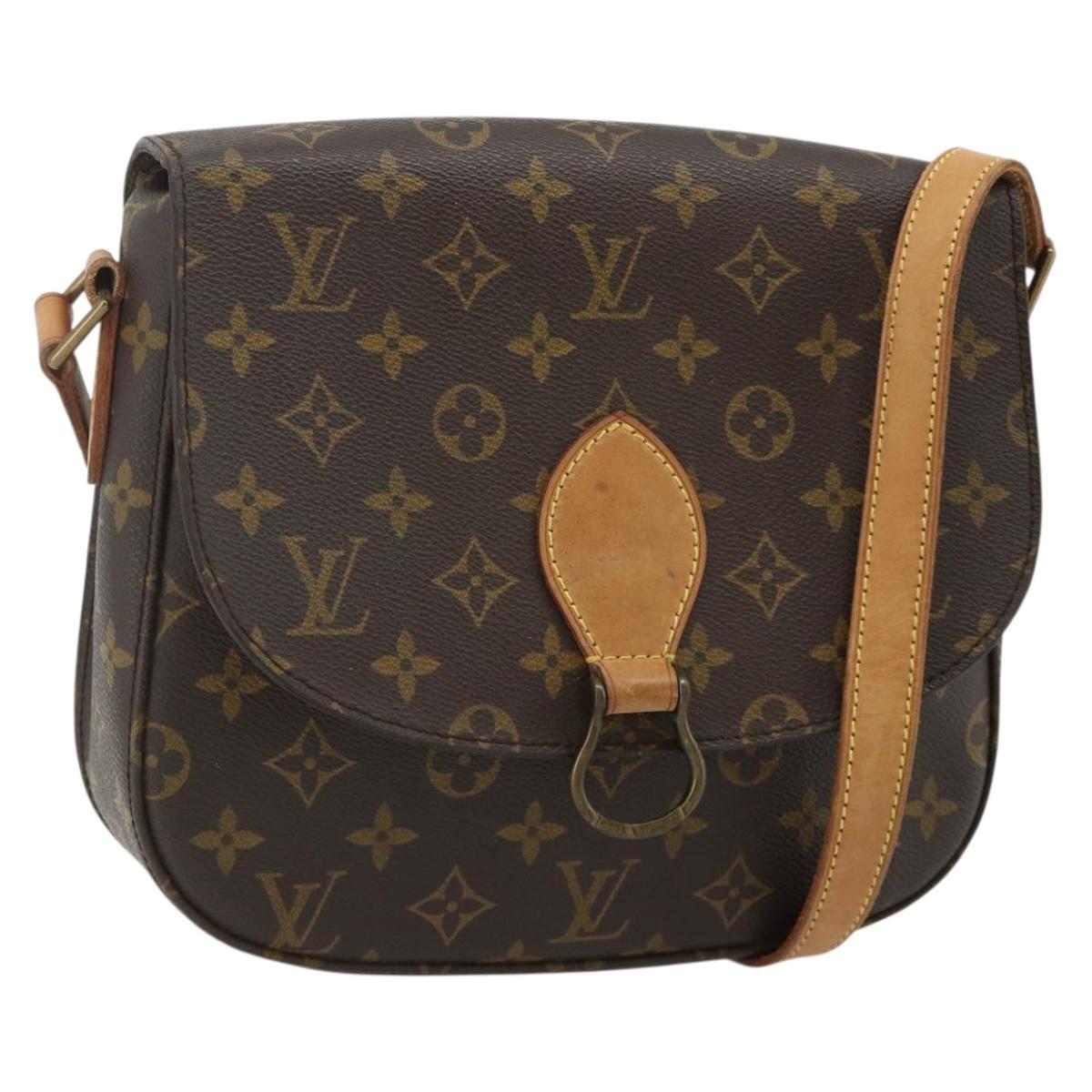 LOUIS VUITTON Monogram Saint Cloud GM Shoulder Bag M51242 LV Auth 158438