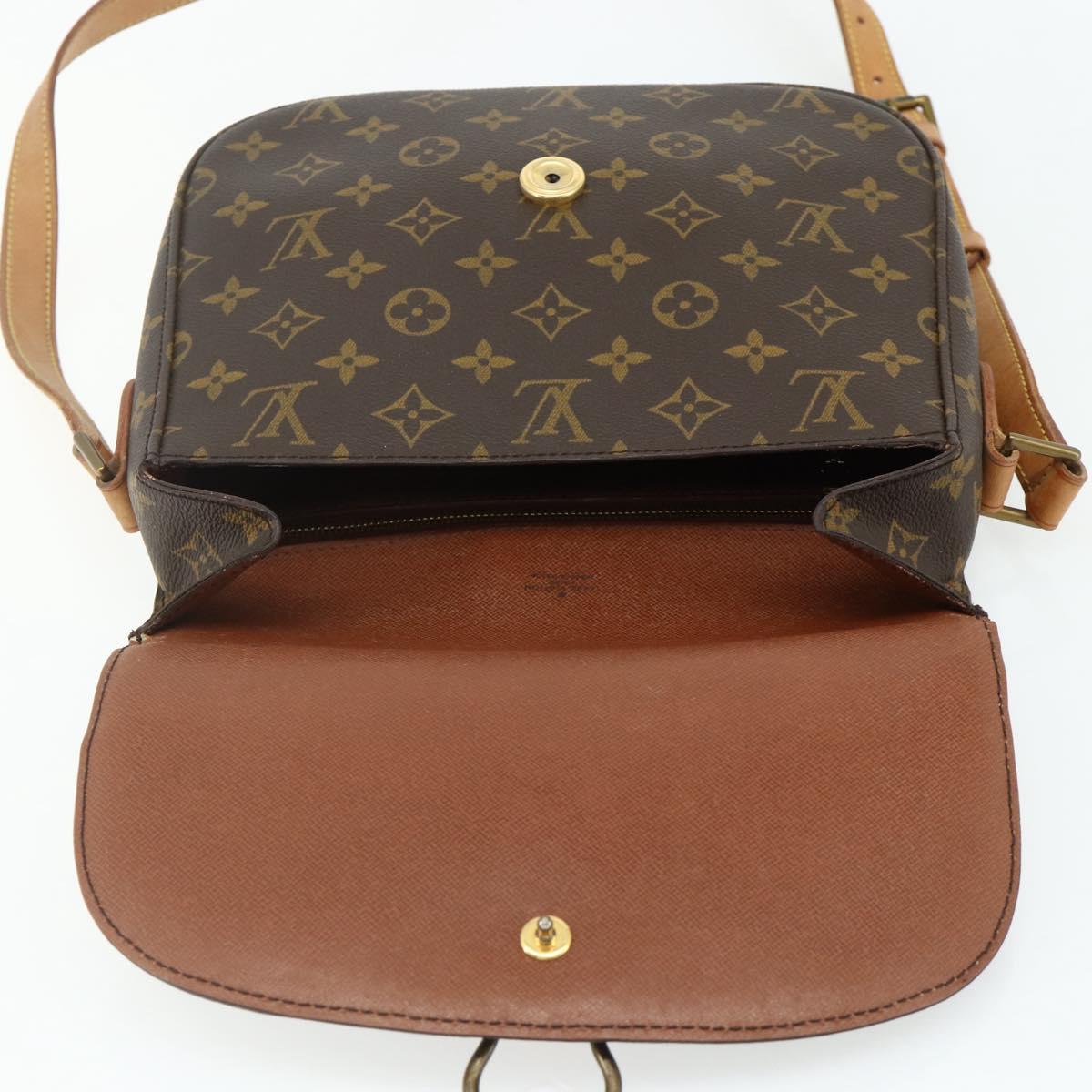 LOUIS VUITTON Monogram Saint Cloud GM Shoulder Bag M51242 LV Auth 158438