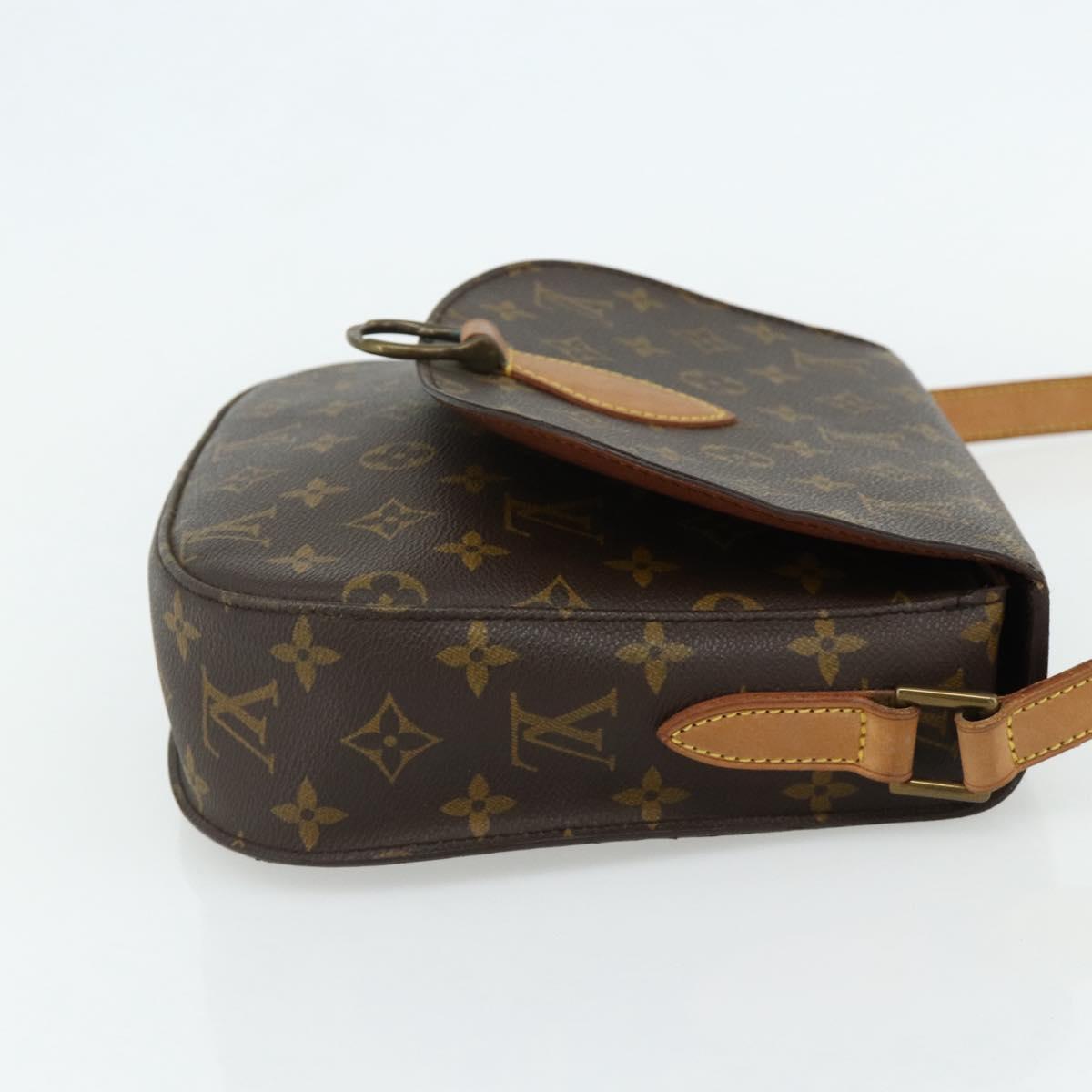 LOUIS VUITTON Monogram Saint Cloud GM Shoulder Bag M51242 LV Auth 158438