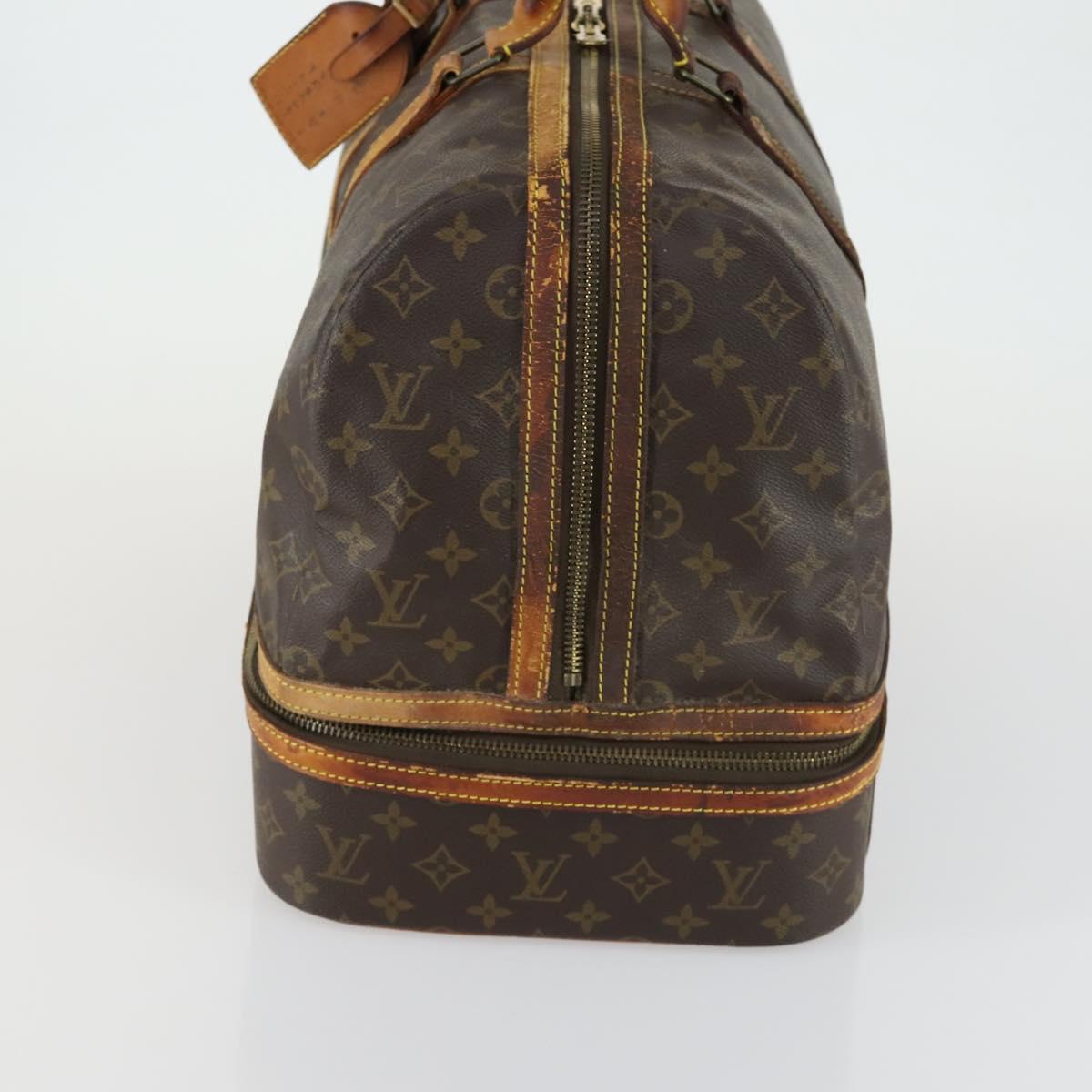 LOUIS VUITTON Monogram Sac Sports Boston Bag M41444 LV Auth 158448