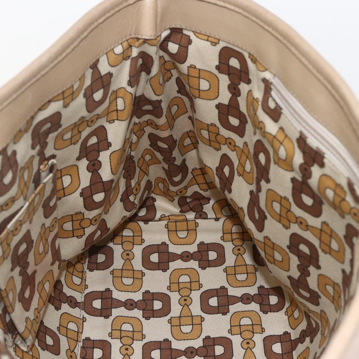 GUCCI GG Canvas Tote Bag Pink Gold Auth 158451