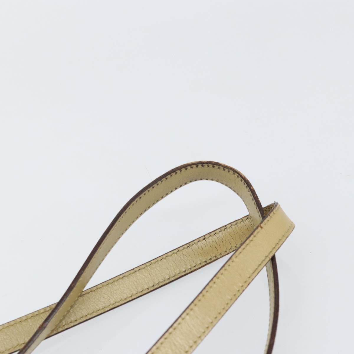 GUCCI GG Canvas Tote Bag Beige Gold 31244 Auth 158476