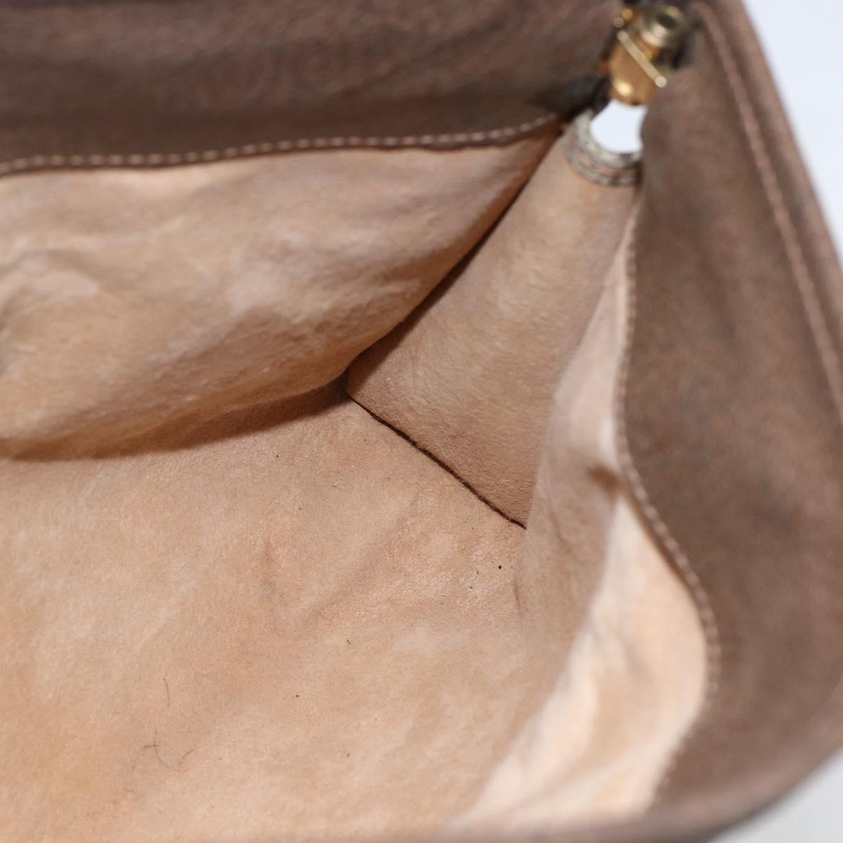 GUCCI GG Supreme Clutch Bag PVC Beige 67 039 5465 Auth 158505
