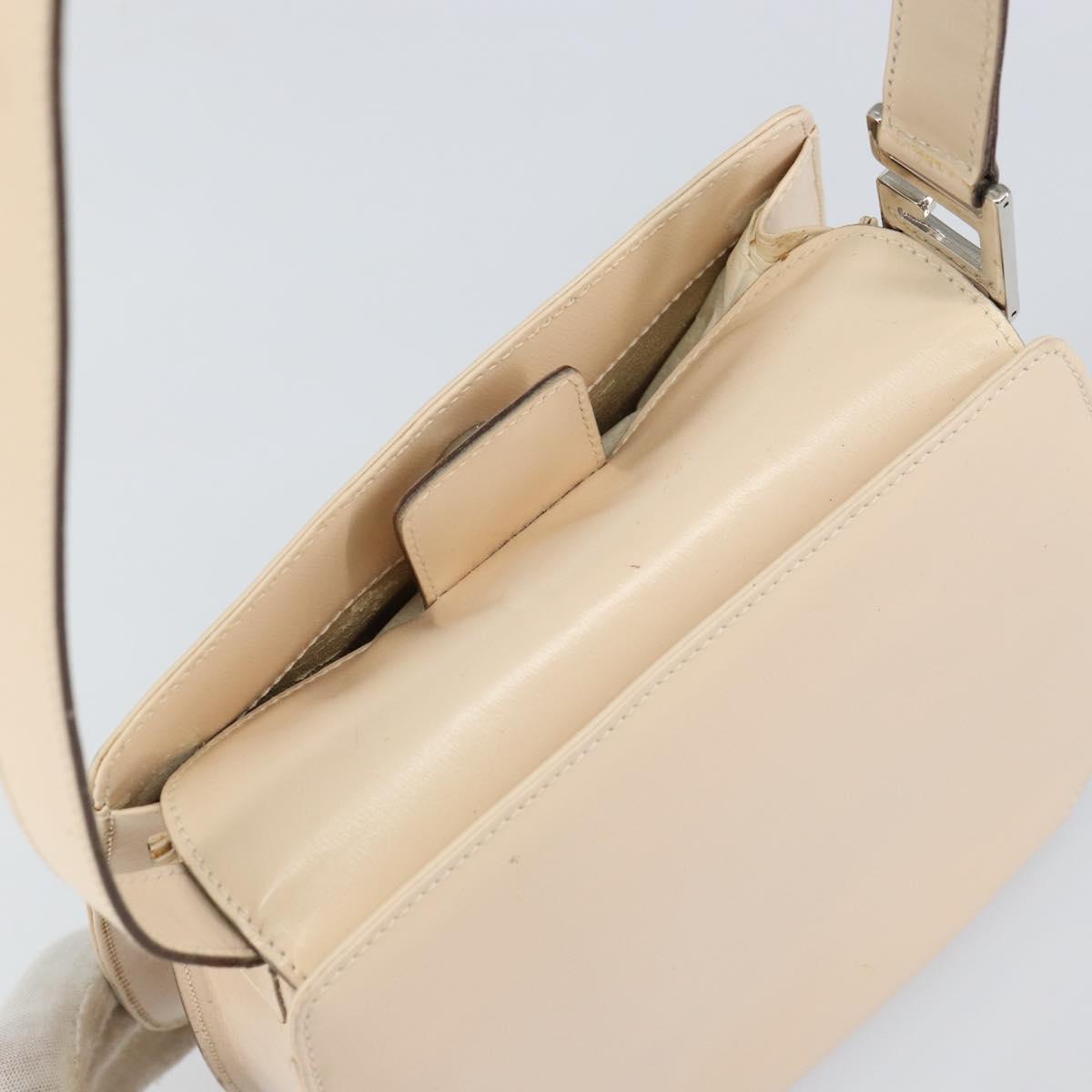 GUCCI Shoulder Bag Leather Pink Silver 007 406 0259 Auth 158508