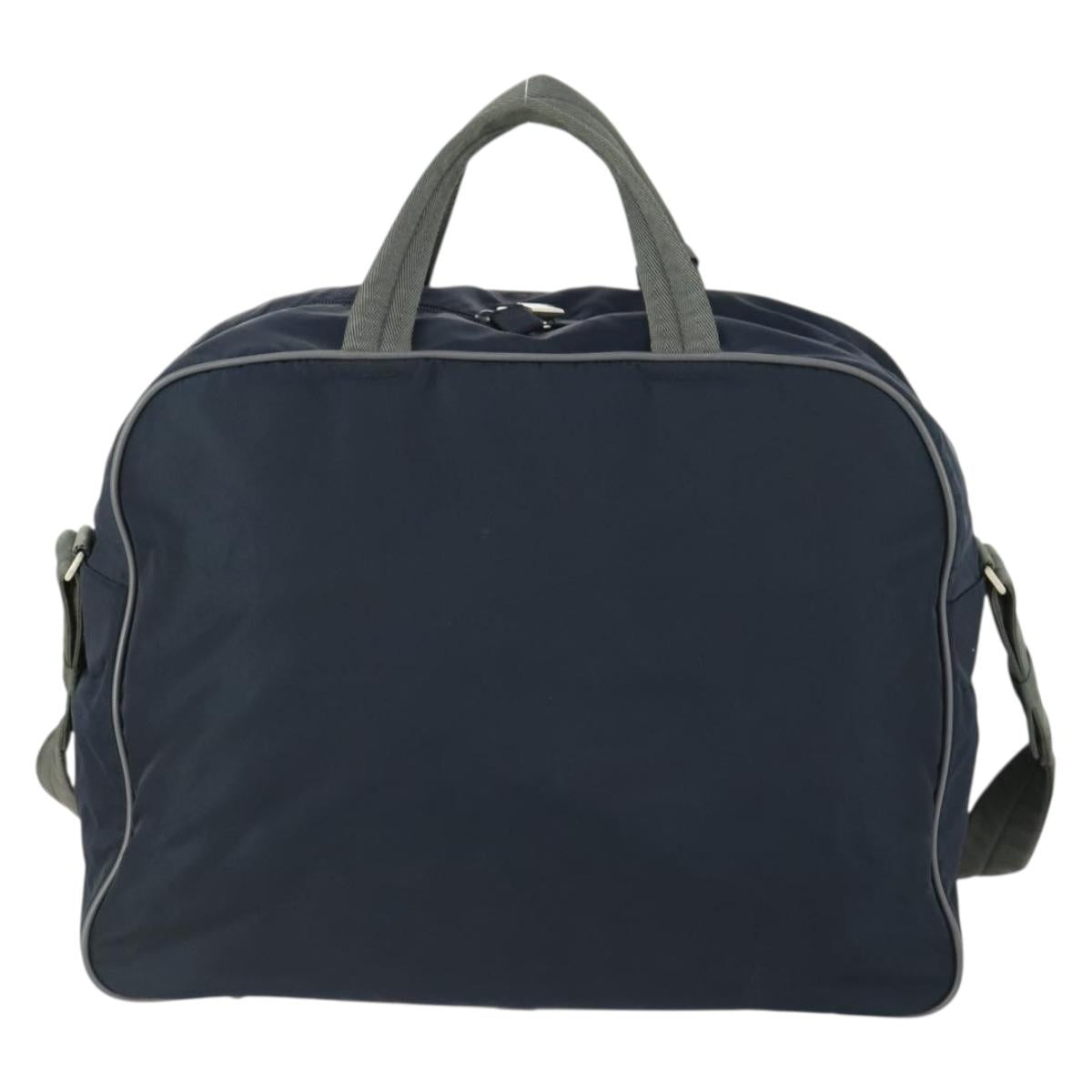 PRADA Sports Boston Bag Nylon 2way Navy Red Auth 158522
