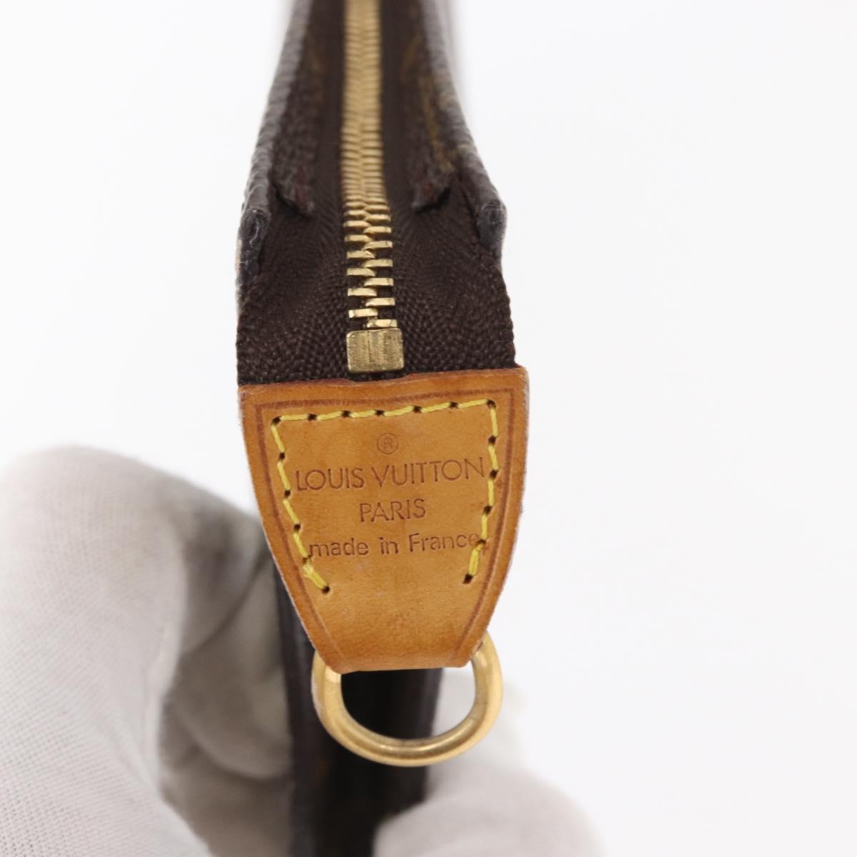 LOUIS VUITTON Monogram Bucket GM Accessory Pouch LV Auth 158534