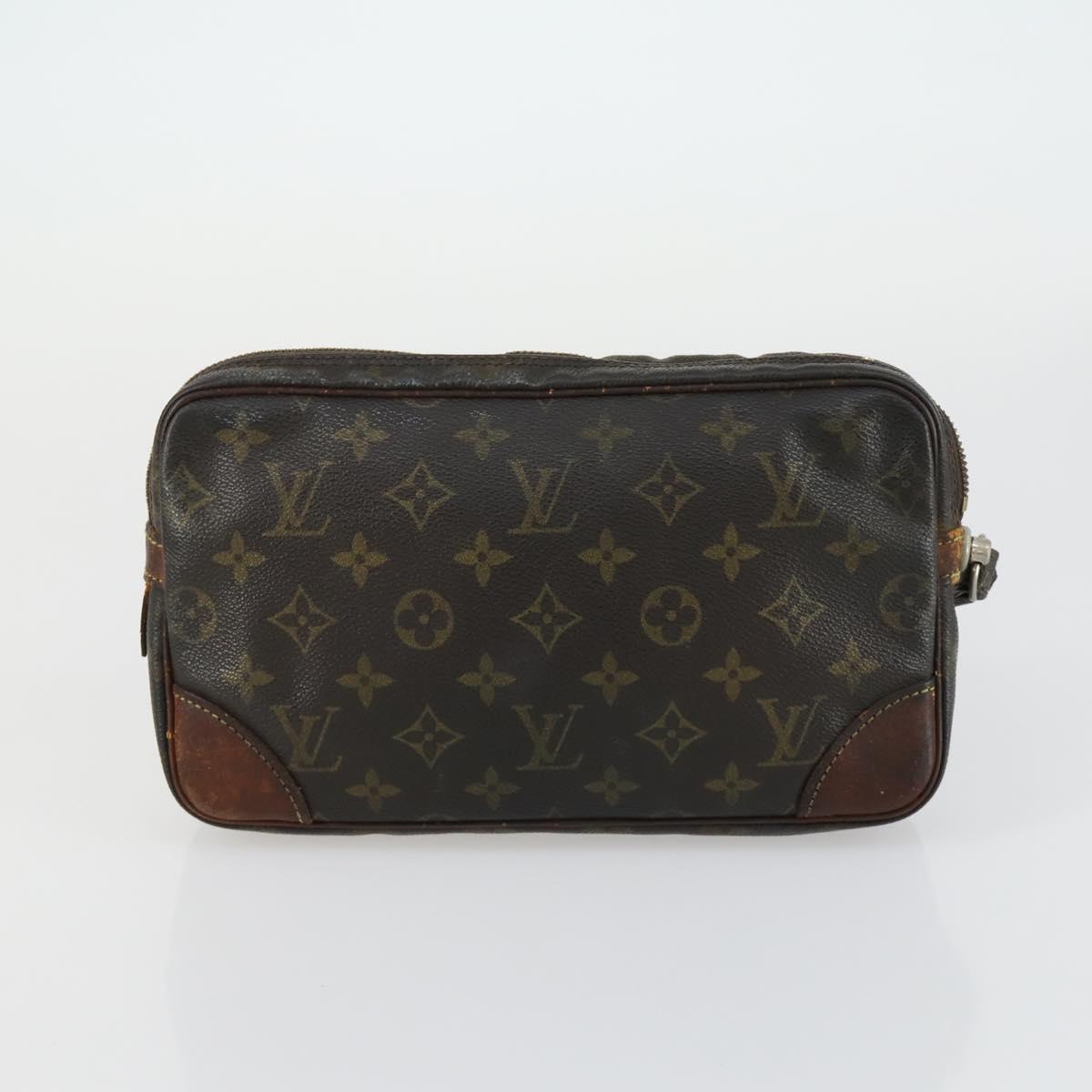 LOUIS VUITTON Monogram Clutch Bag 4 Set LV Auth 158548