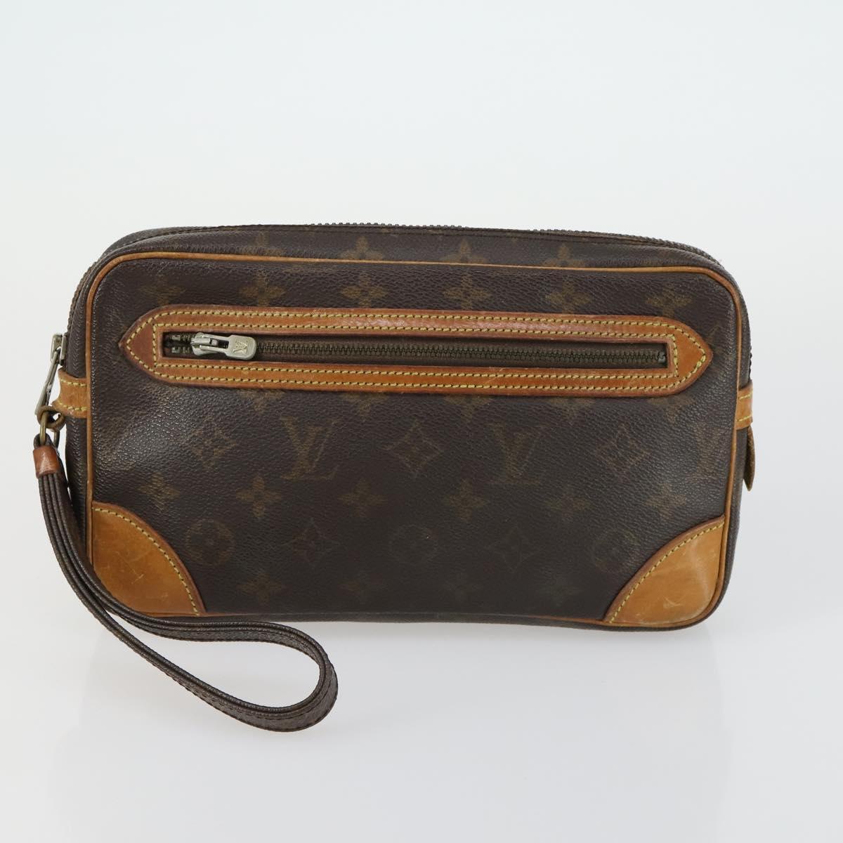 LOUIS VUITTON Monogram Clutch Bag 4 Set LV Auth 158548