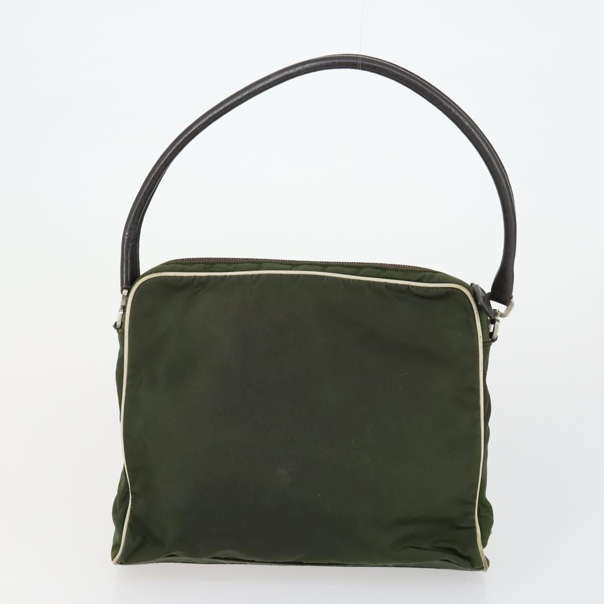 PRADA Hand Bag Nylon 3 Set Khaki Navy black Auth 158550