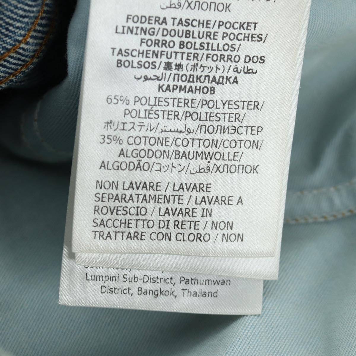 GUCCI Buggy Denim Pants Denim Blue 758153 Auth 158567M