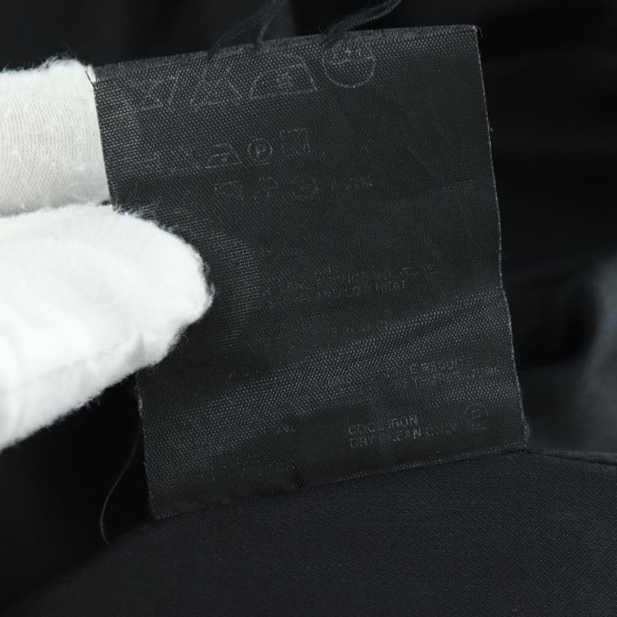 PRADA Long Coat Wool Gray Auth 158570M
