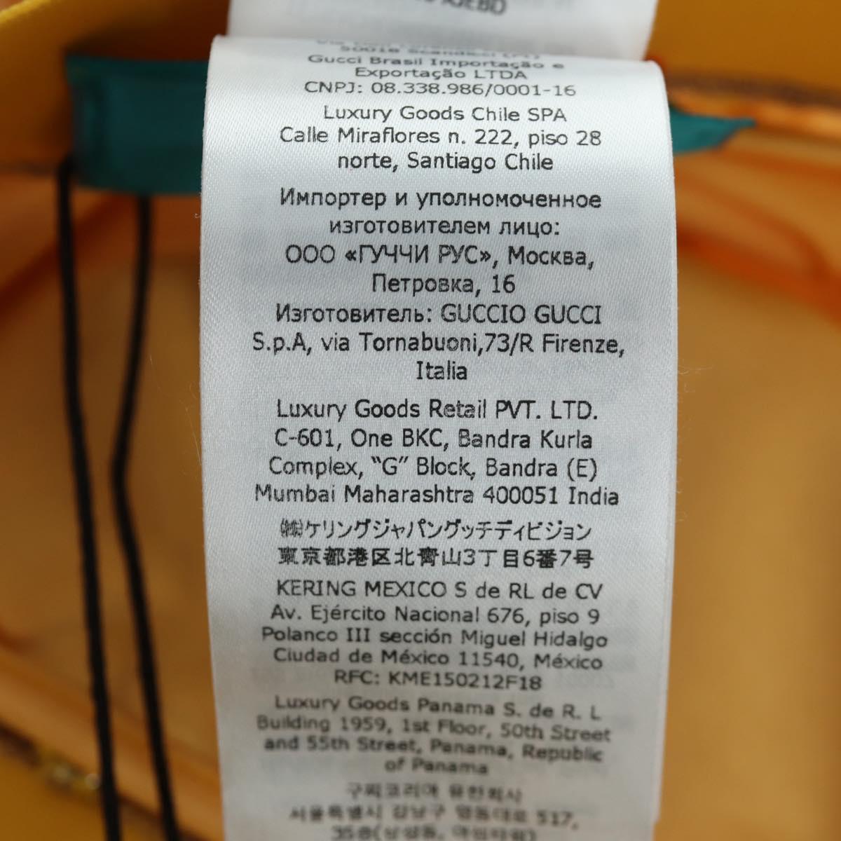 GUCCI GG Canvas GUCCI x adidas Tulle Pants Yellow 693446 Auth 158571SAM