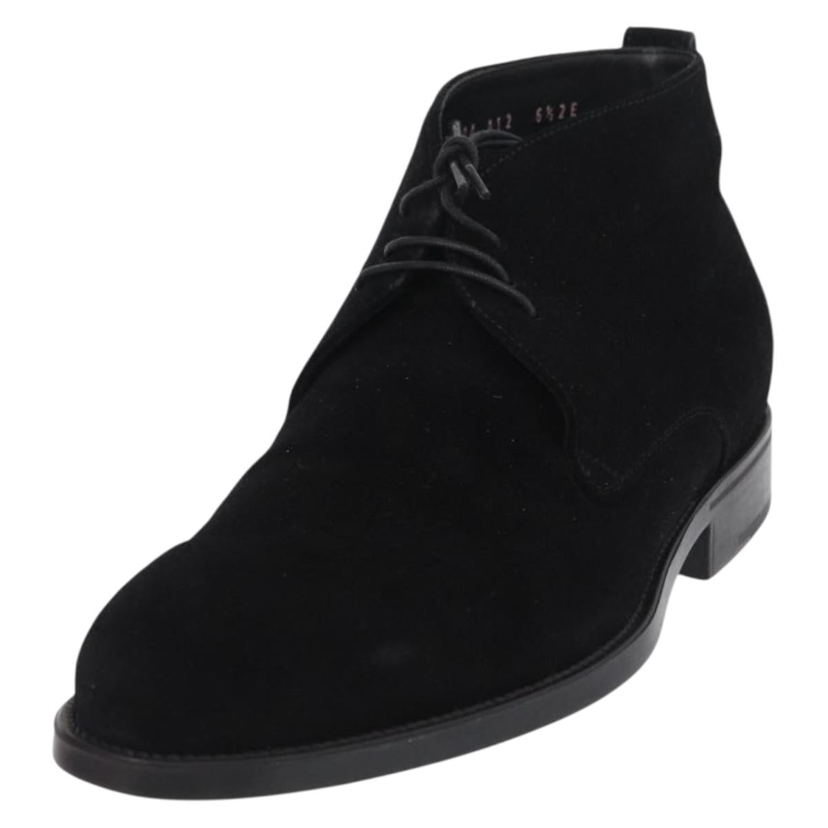 Salvatore Ferragamo Shoes Suede Black Auth 158596M