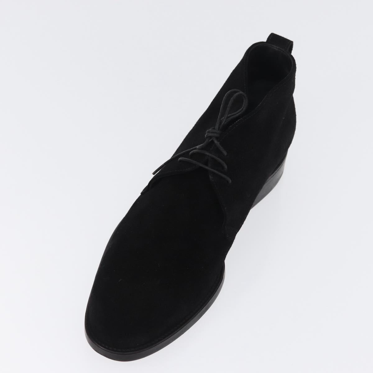 Salvatore Ferragamo Shoes Suede Black Auth 158596M