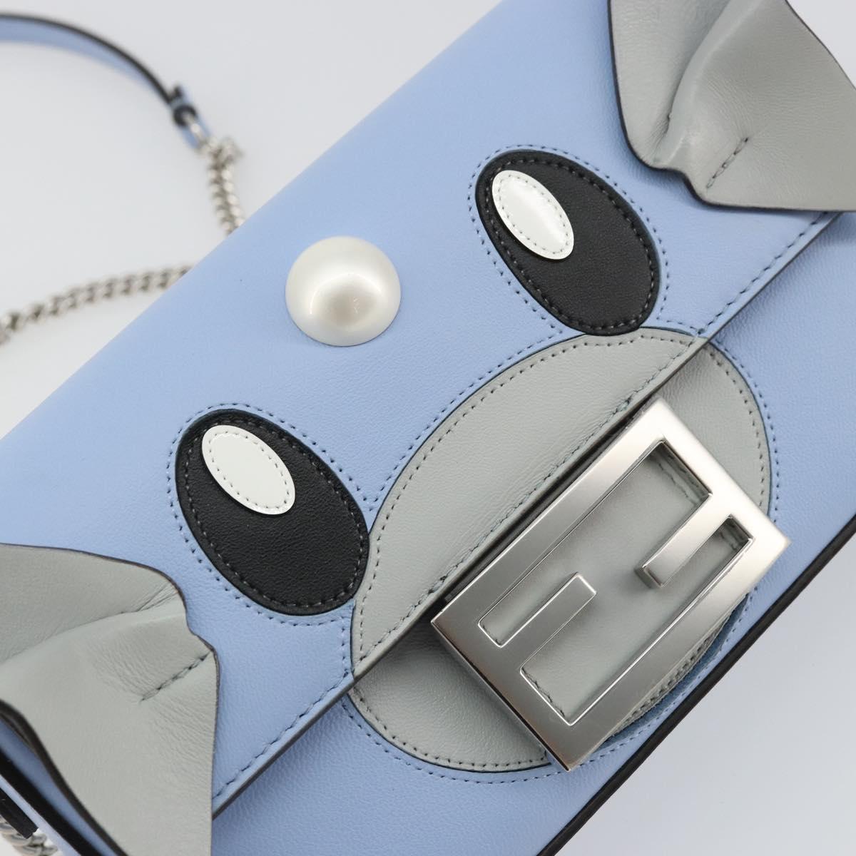FENDI Nappa Dratini FRGMT x POKÉMON Mamma Baguette Leather 2way Auth 158602SM