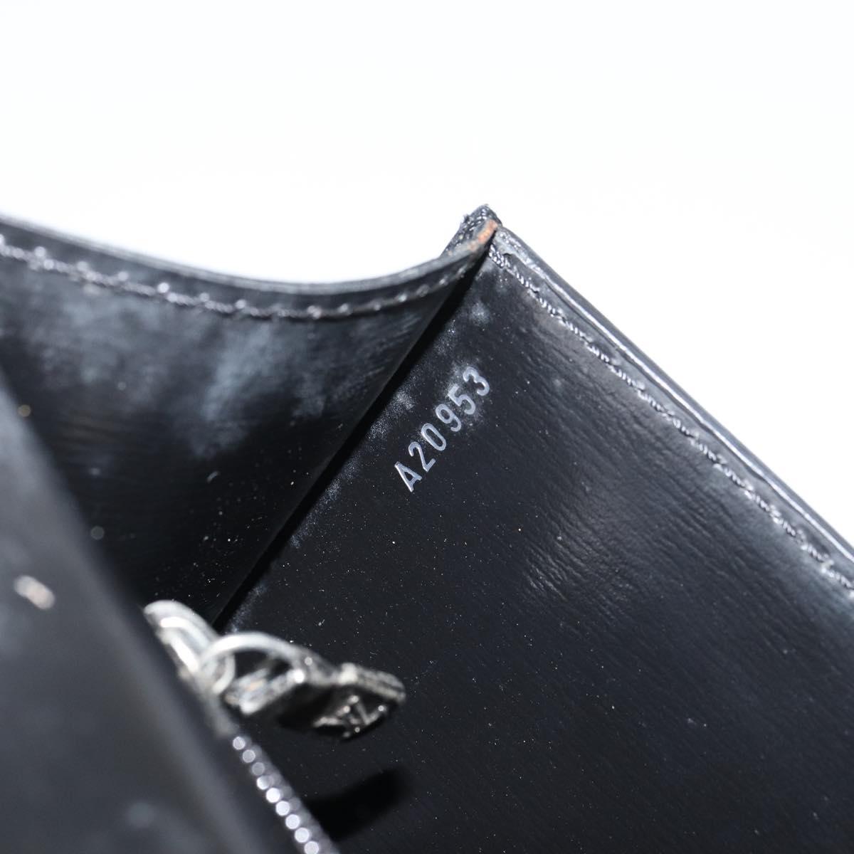LOUIS VUITTON Epi Pochette Arche Shoulder Bag Black Noir M52572 LV Auth 158623A