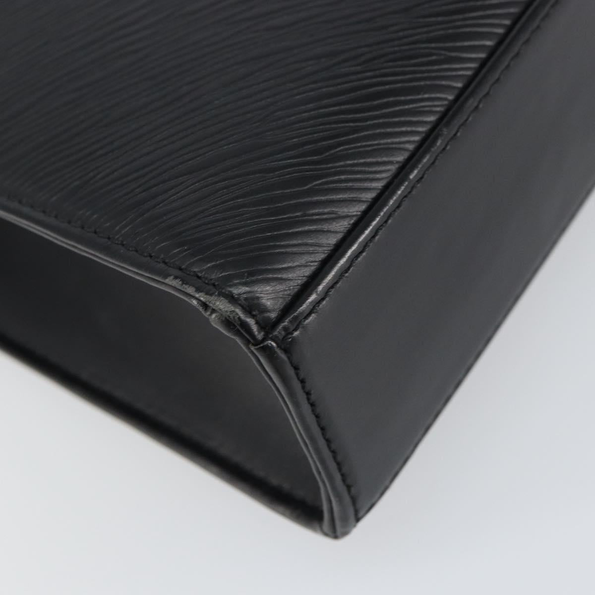 LOUIS VUITTON Epi Opera Line Spartan Bag Leather Black Noir M63942 Auth 158627