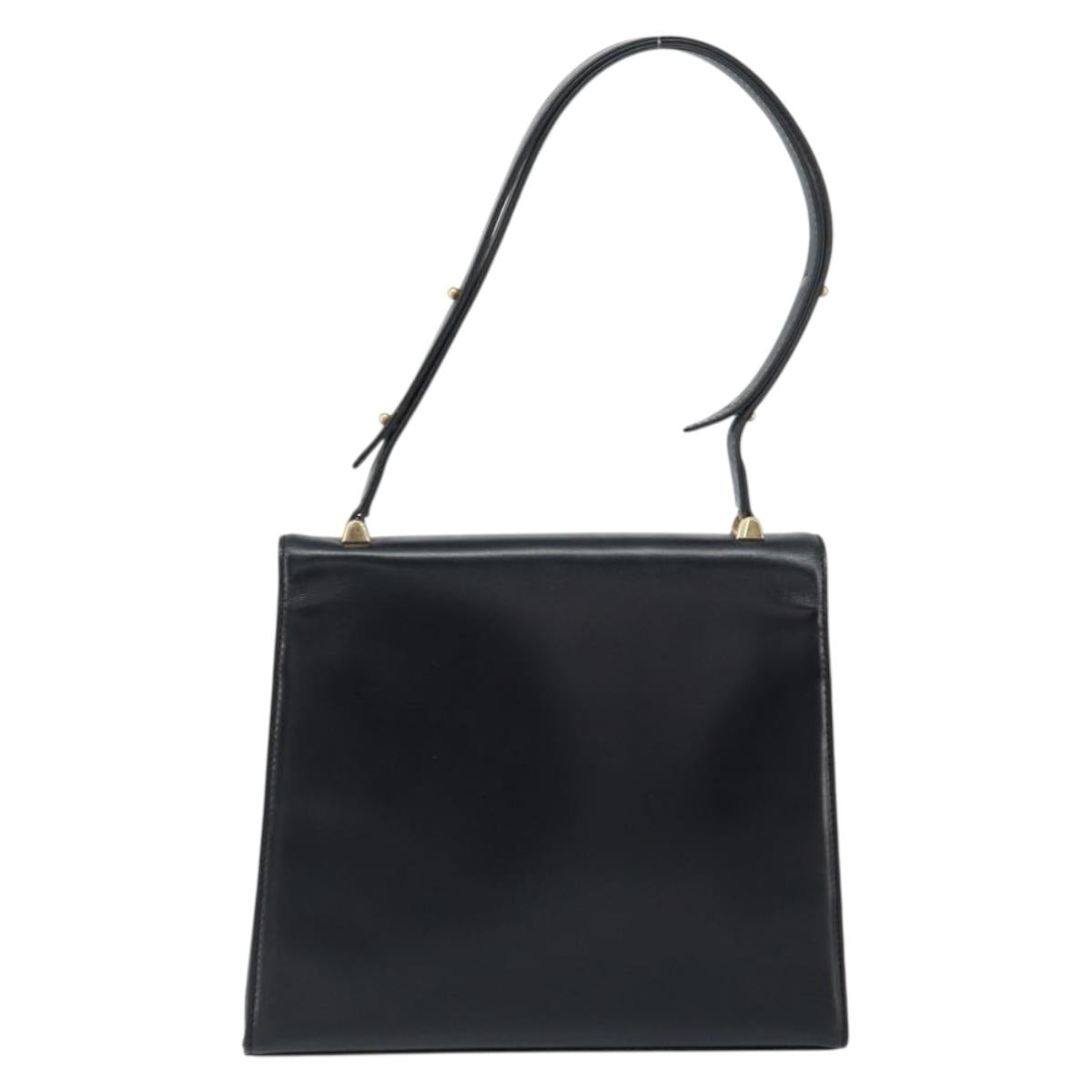 LOUIS VUITTON Epi Opera Line Spartan Bag Leather Black Noir M63942 Auth 158627