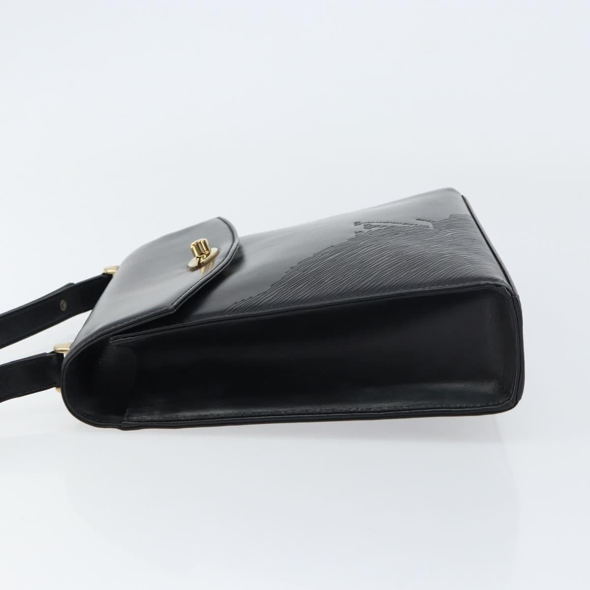 LOUIS VUITTON Epi Opera Line Spartan Bag Leather Black Noir M63942 Auth 158627